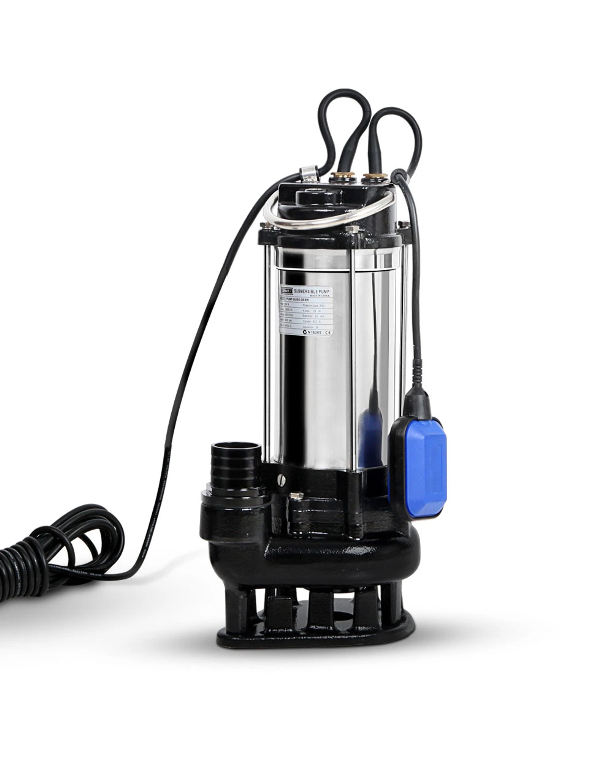 1 Giantz 2000W Max. Submersible Dirty Water Pump Bore Tank Well Steel Automatic - Black, 1 of 6