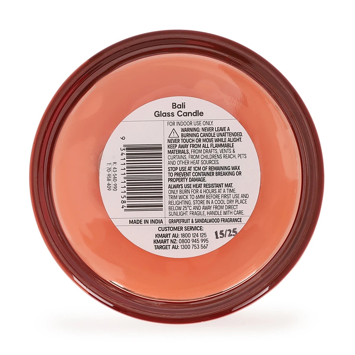 5 Bali Glass Scented Candle, 5 of 5