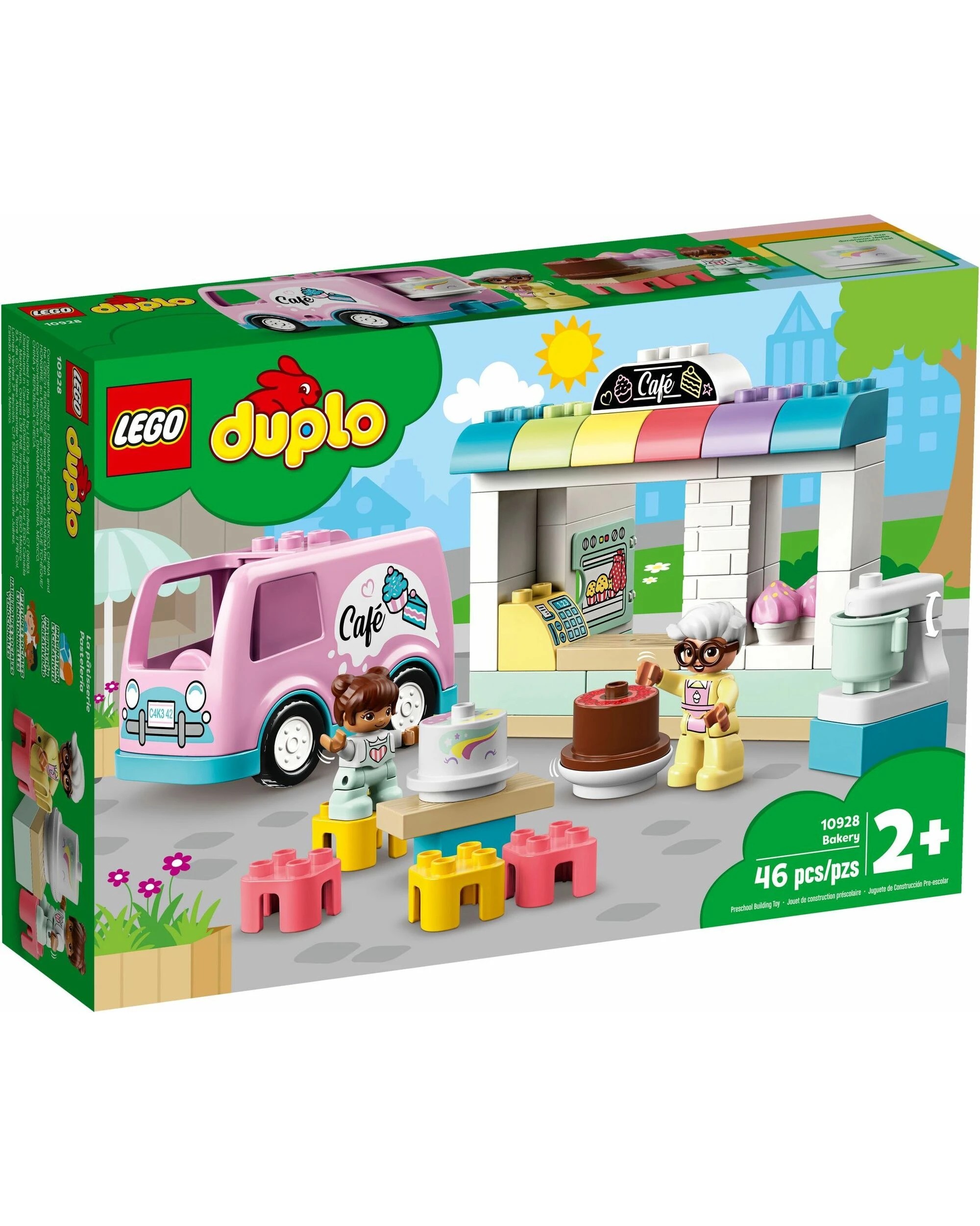 1 LEGO 10928 DUPLO Town Bakery, Cafe & Delivery Van Playset, 1 of 4