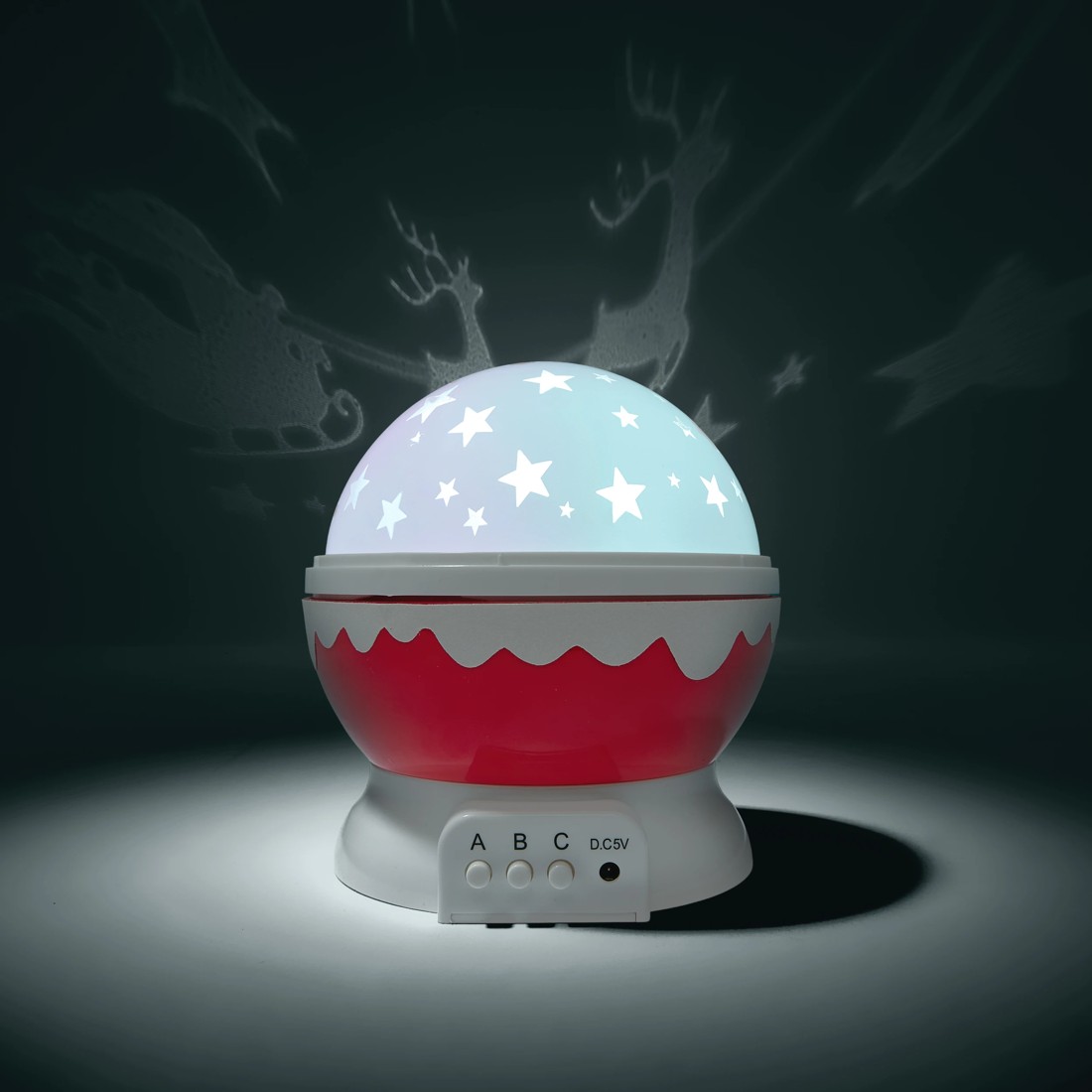 1 Battery Operated Christmas Projector, 1 of 10