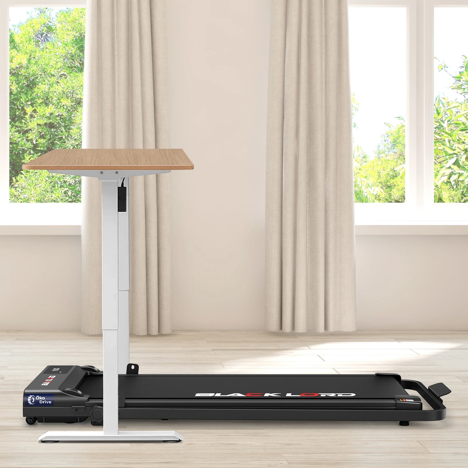 3 Black Lord Treadmill Electric Walking Pad Under Desk Home Gym Fitness Incline - Black, 3 of 10