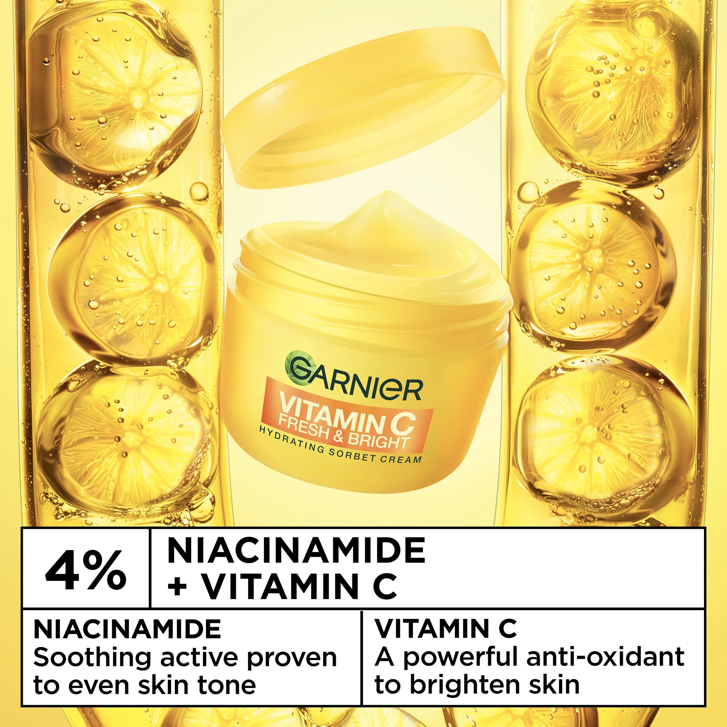 3 Garnier Vitamin C Sorbet Moisturiser Cream, 3 of 9