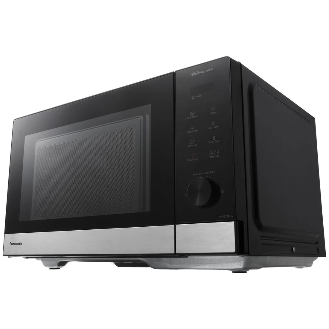 4 Panasonic 29Ltr 1000-Watt Inverter Microwave Black with Stainless Steel Trim-, 4 of 5