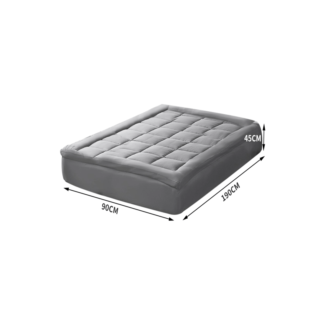 6 Dreamz Mattress Topper 1000gsm Single, 6 of 7