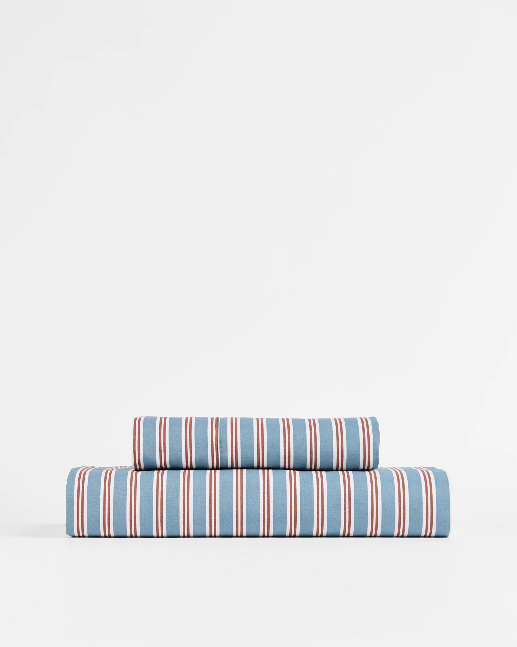 4 Target Elio Stripe Australian Cotton Fitted Sheet Set - King Single Bed - Blue, 4 of 5