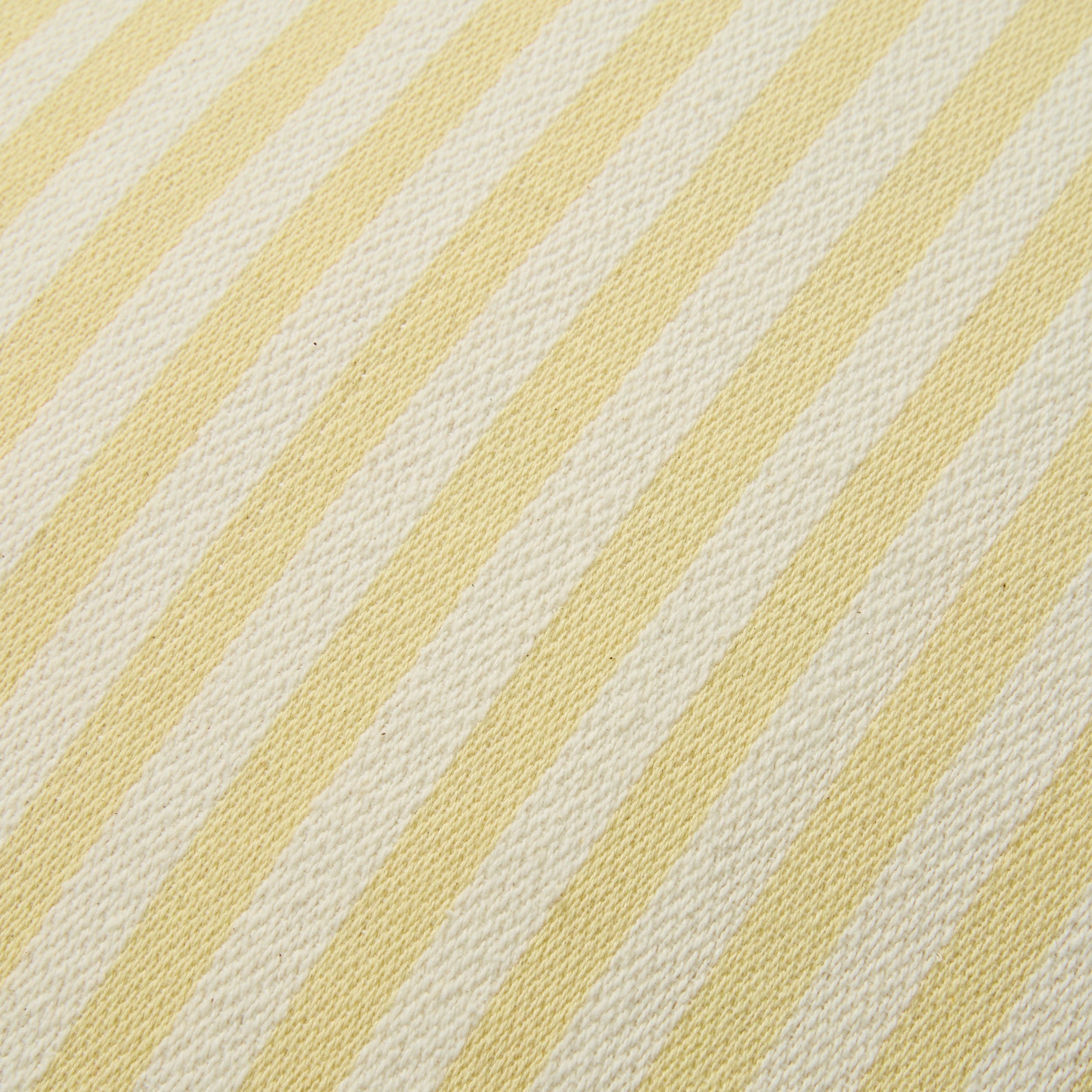 5 60cm Stripe Cushion Cover - Butter, 5 of 6