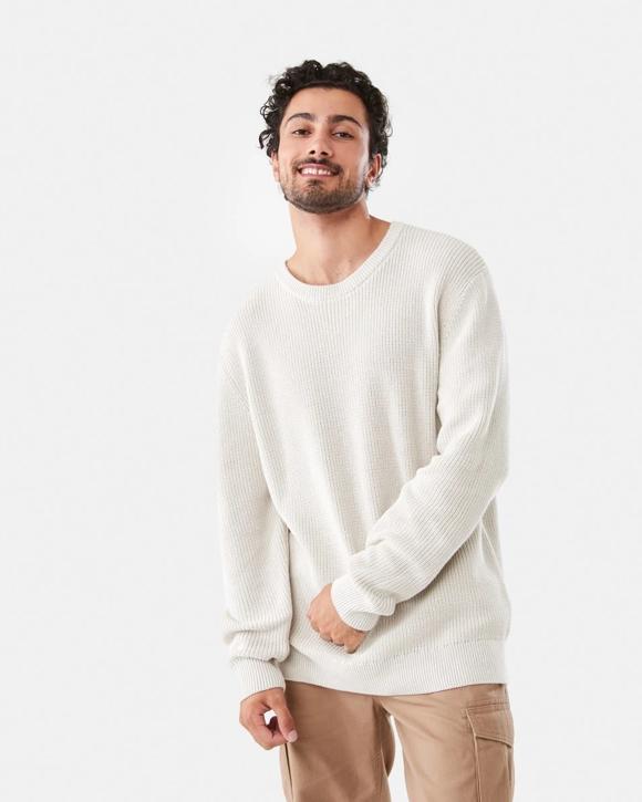Textured Crew Knit Jumper