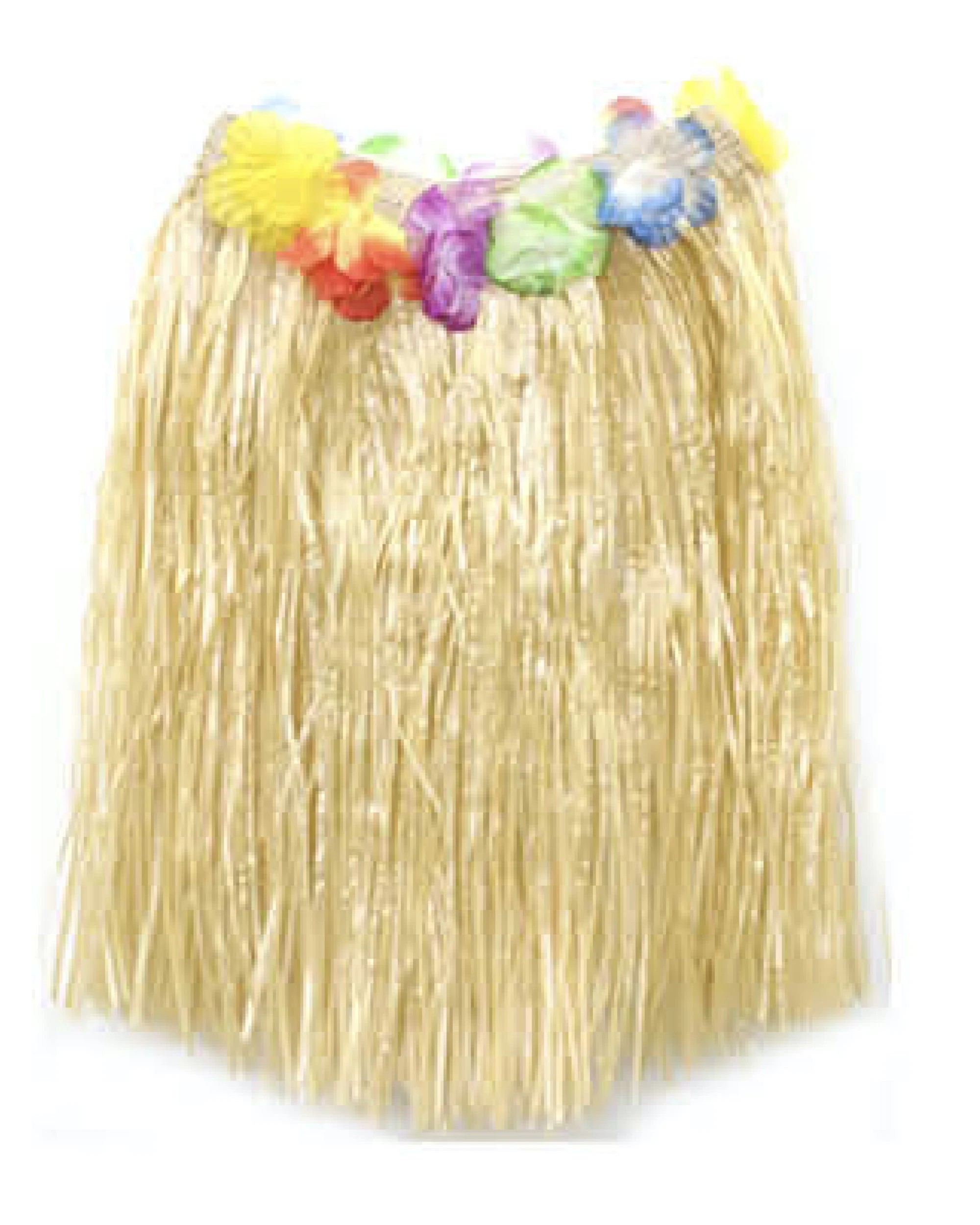 1 BR Costumes Hawaiian Hula Skirt Costume with Floral Lei for Parties - One Size, 1 of 1
