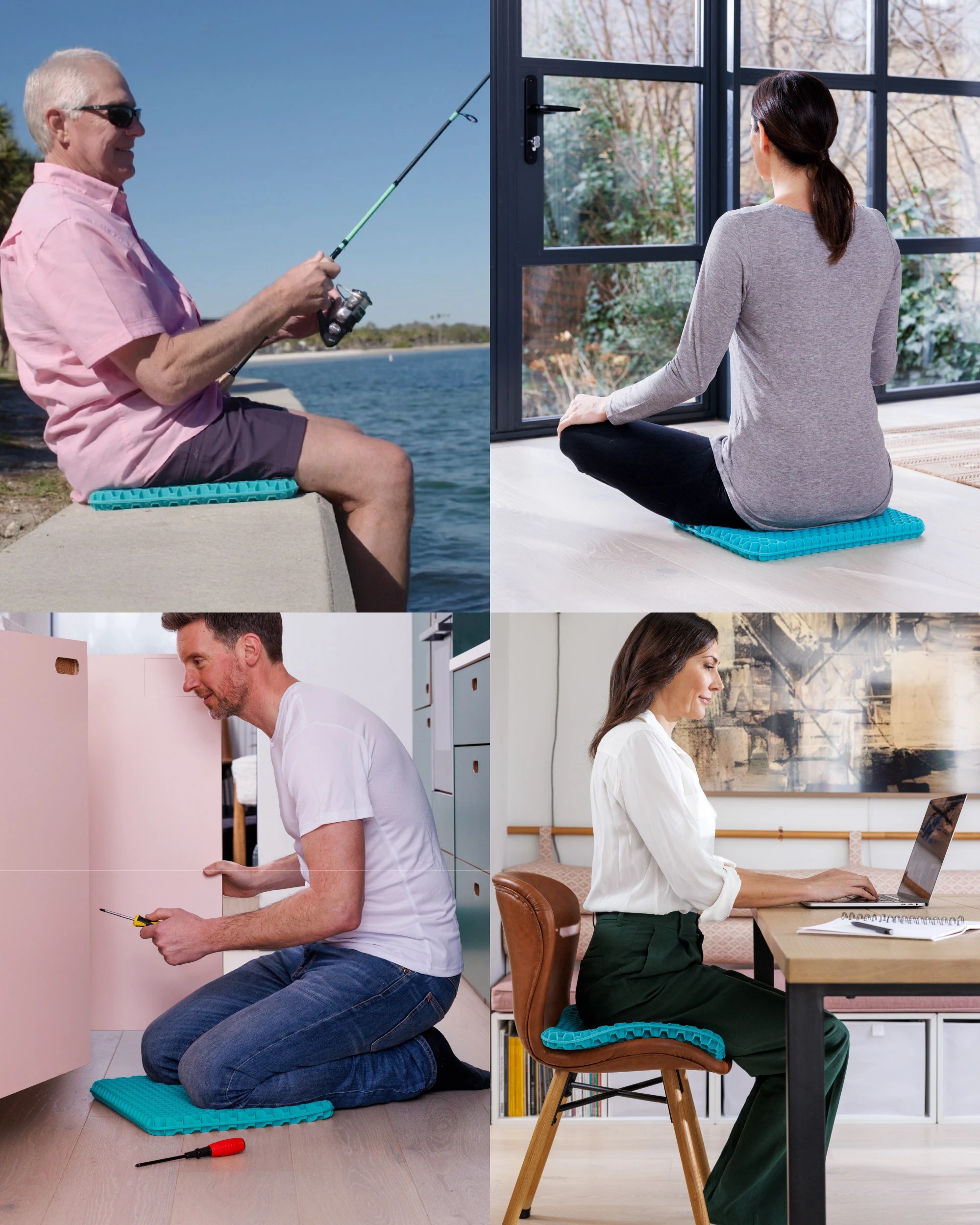 5 Global Shop Direct Soft Sitter Soft Flexible Gel Cushion For Comfort and Support While Sitting, 5 of 6
