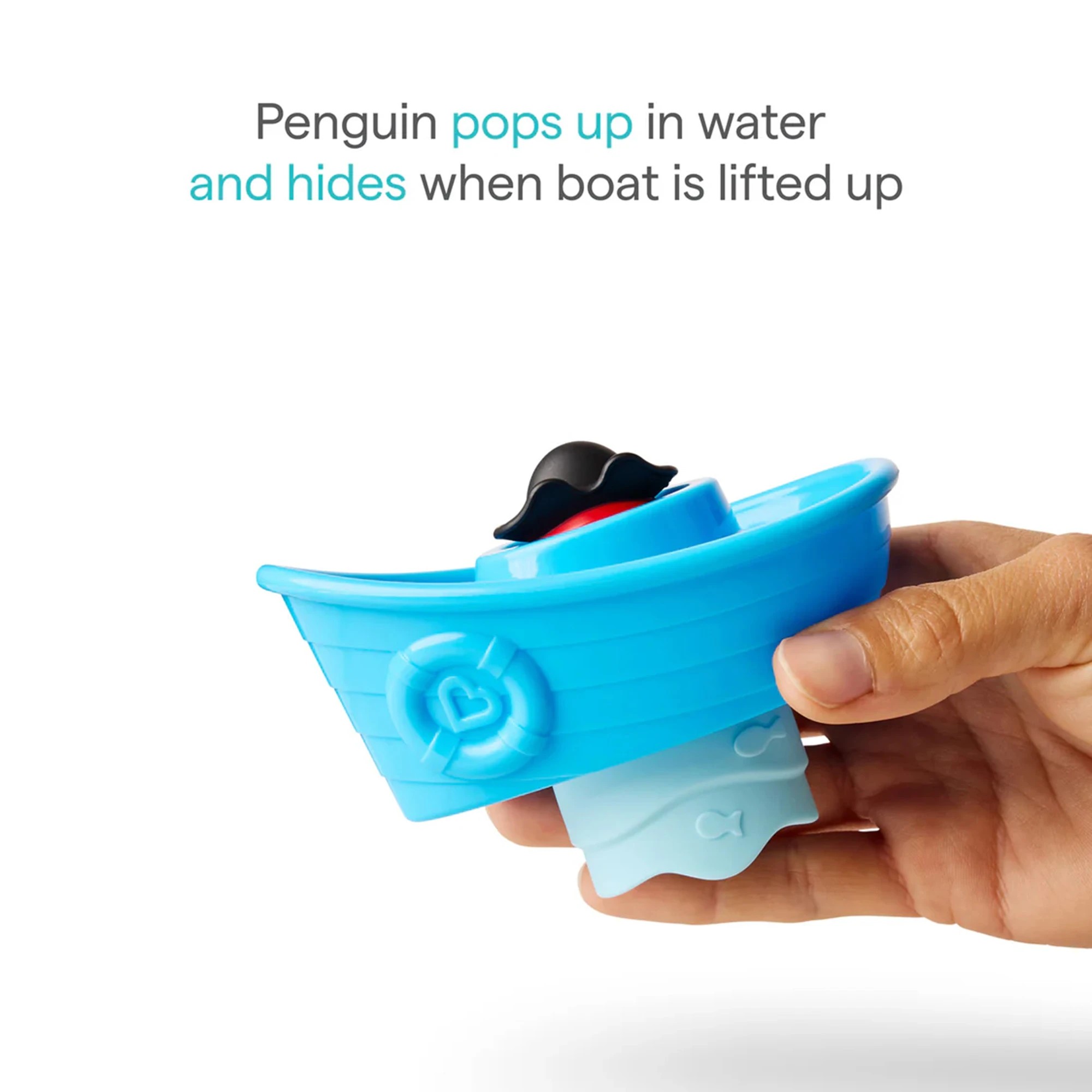 4 Munchkin Peek-A-Boo Bath Toy - Blue, 4 of 7