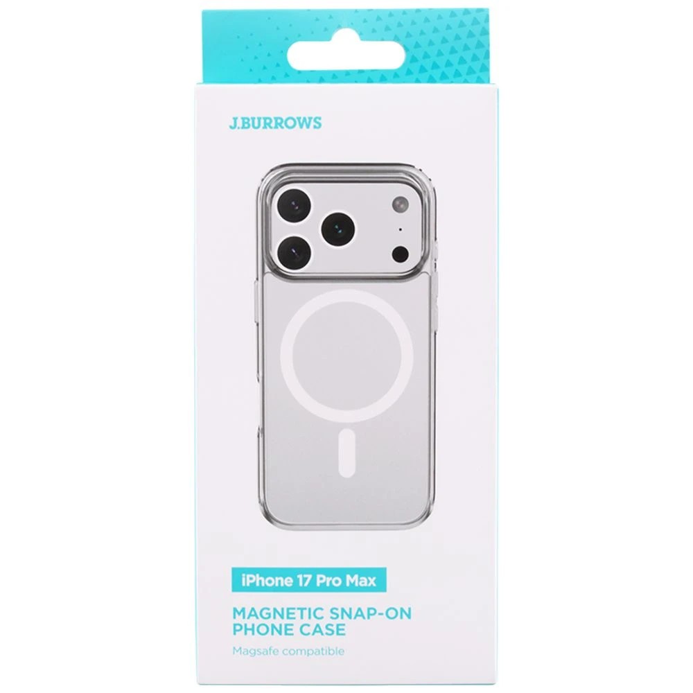 1 J.Burrows MagSafe Case iPhone 17 Pro Max Clear, 1 of 4