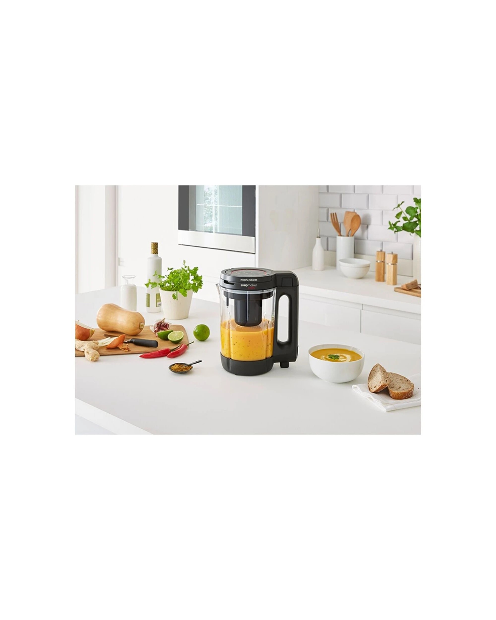 6 Morphy Richards Clarity Soup Maker 1000W 1.6L Interlocking Lid - Clear, 6 of 7