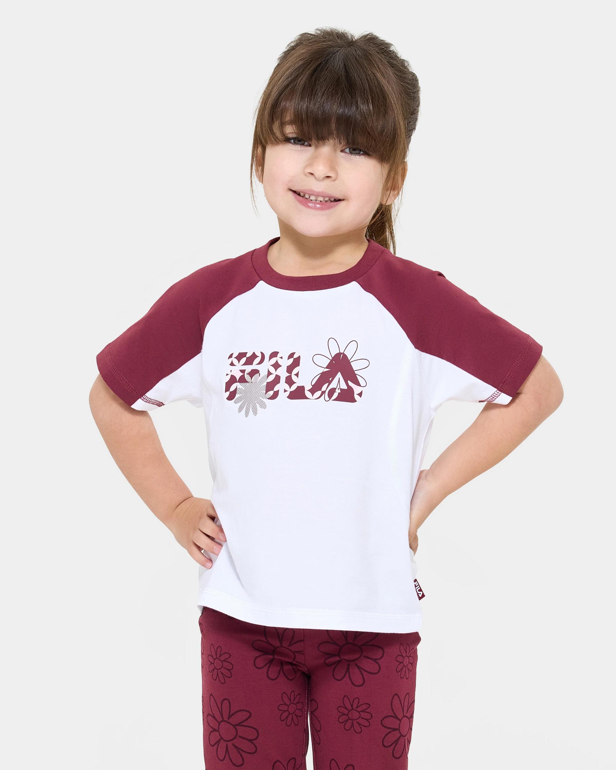 1 Aria Oversized Short Sleeve White T-shirt - Fila WHITE, 1 of 6