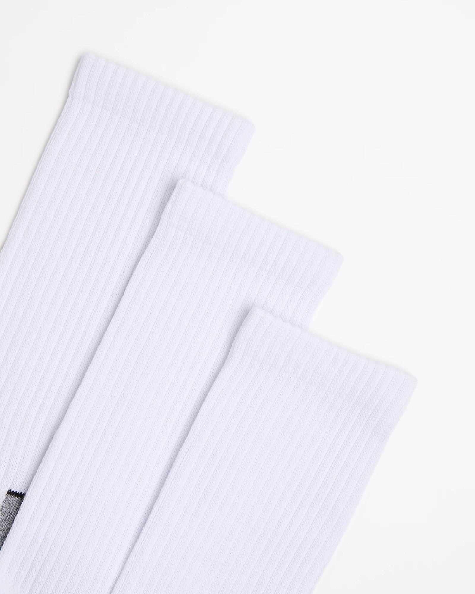 2 Australian Cotton Blend 3 Pack Sport Crew Cut Socks - Maxx WHITE, 2 of 3