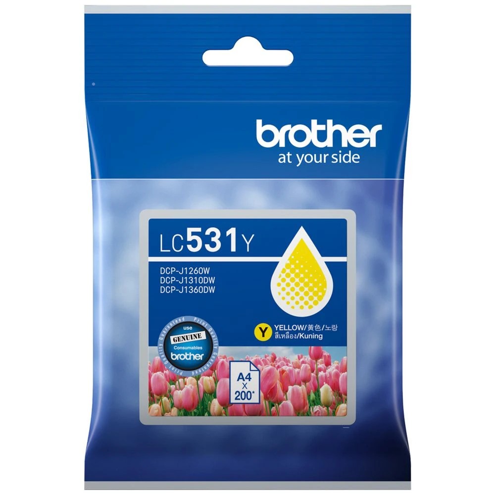 1 Brother LC531 Ink Cartridge Yellow, 1 of 1