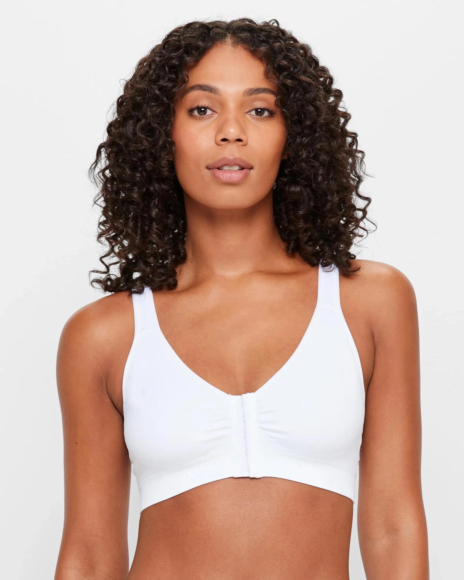 1 Target Seamfree Post Surgery Bra WHITE, 1 of 3
