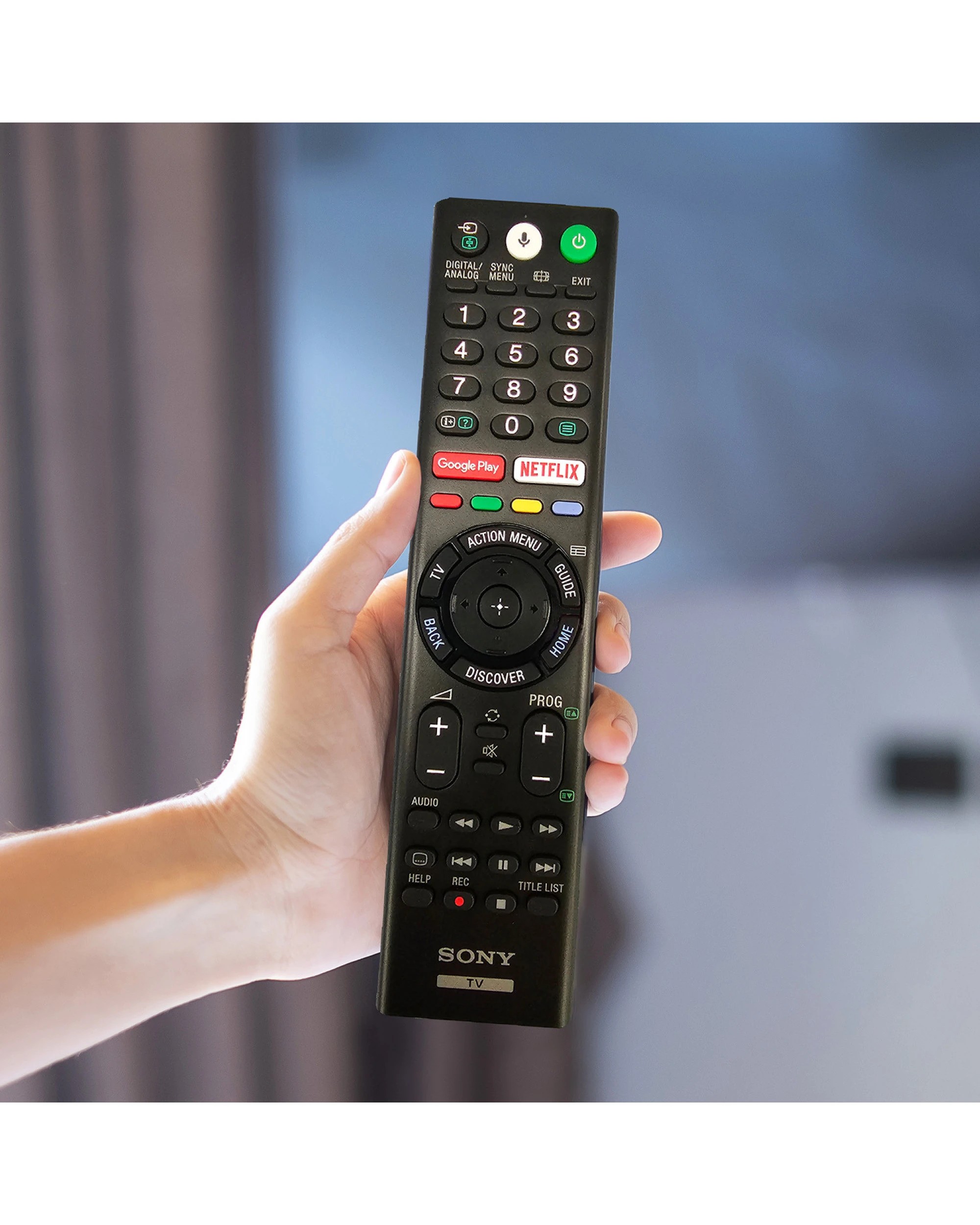 2 Sony Genuine TV Remote Control - RMF-TX300A - Black, 2 of 3