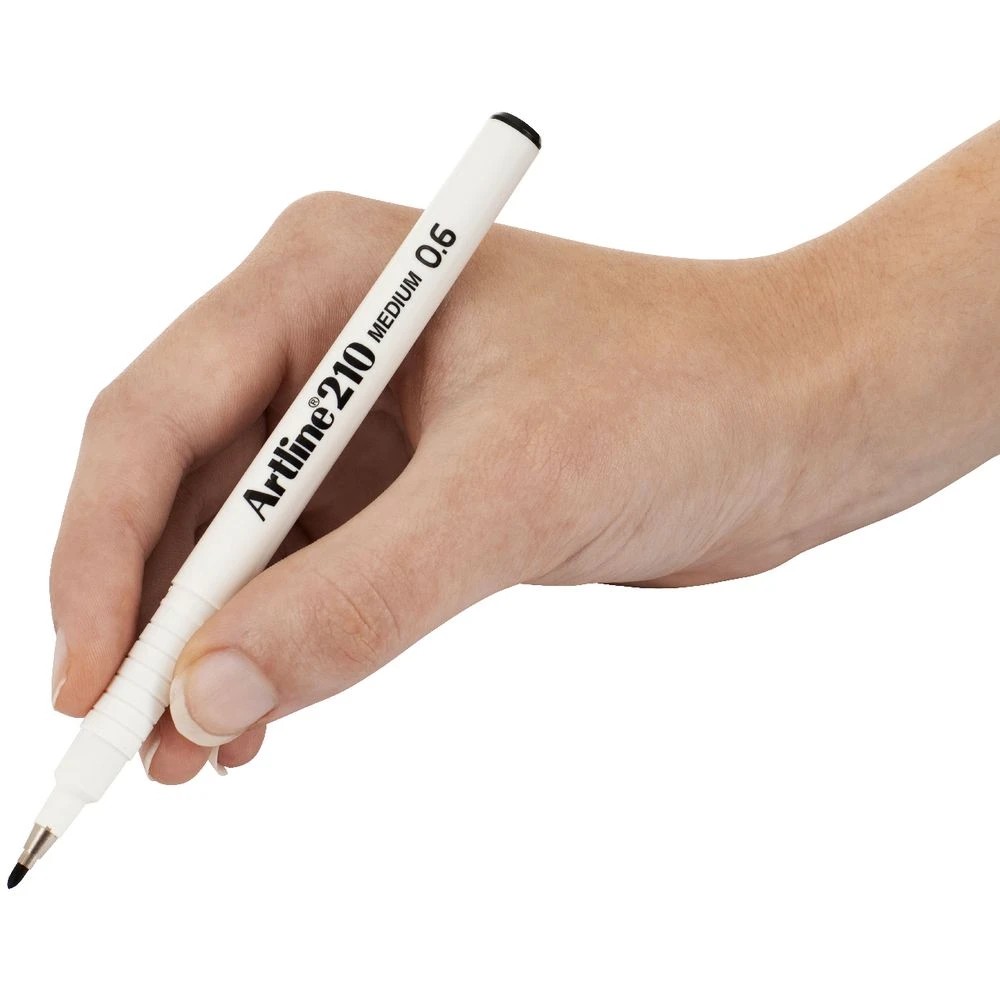 3 Artline 210 Fineliner 0.6mm Black, 3 of 4
