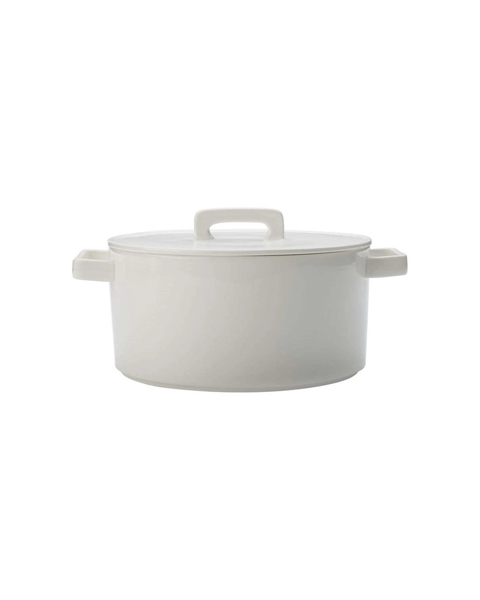 2 Maxwell & Williams Epicurious Porcelain Round Casserole 2.6l With Lid
 - White, 2 of 3