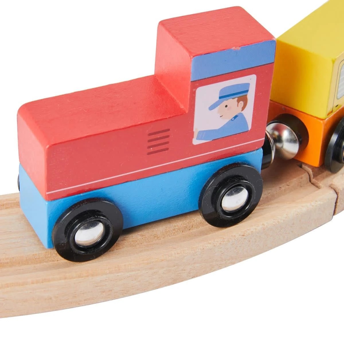 6 34 Piece Train Playset with Storage, 6 of 9