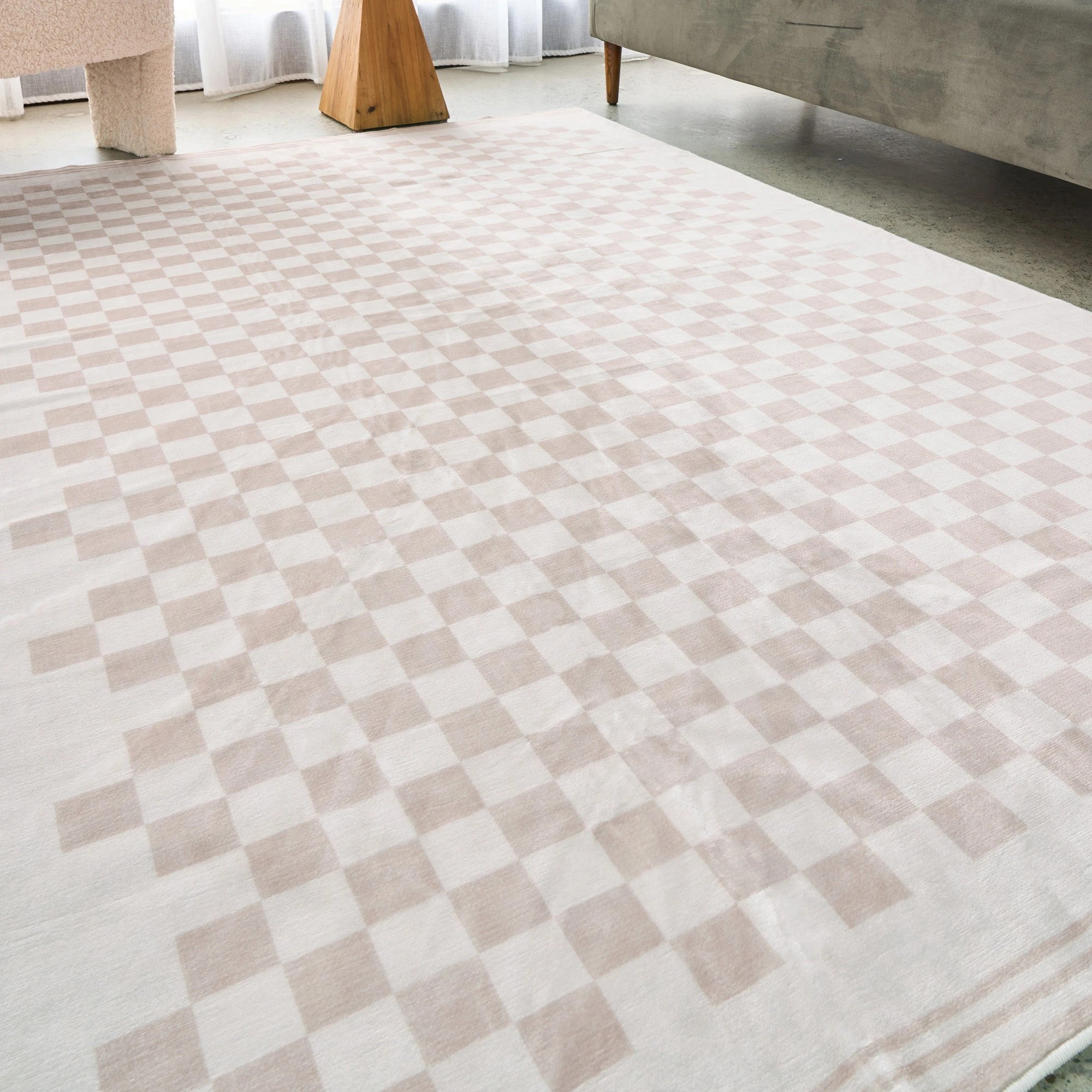 2 Common Ground Rugs Vitality Toshi 220x150cm - Medium Washable Pet Friendly Rug - Beige, 2 of 10