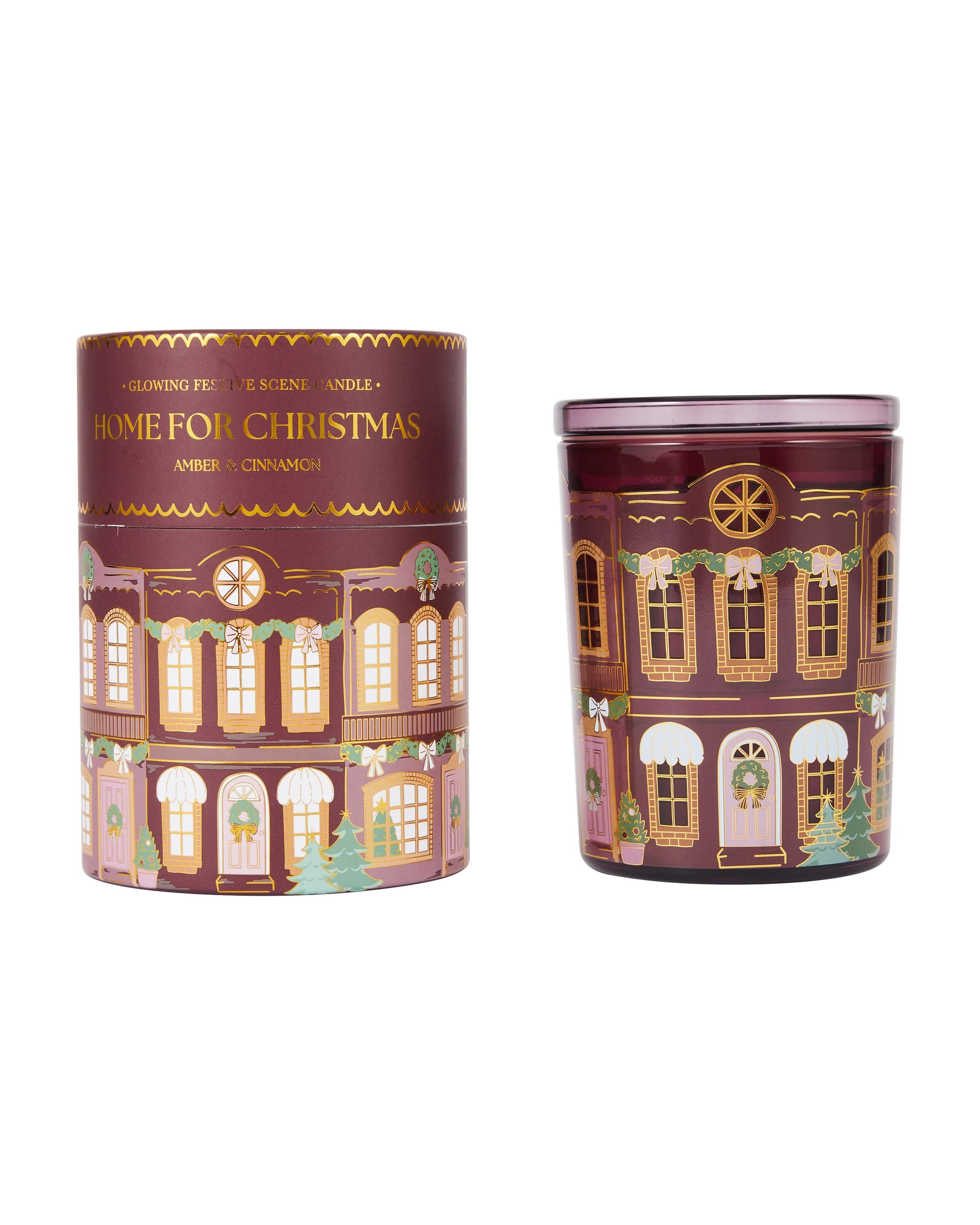 1 Home For Christmas Glowing Scene Candle, 1 of 6