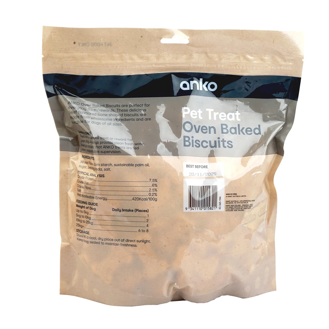 4 Pet Treat Oven Baked Biscuits, 4 of 4