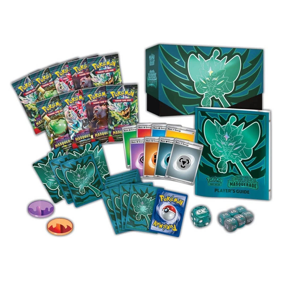 4 Pokemon Trading Card Game: Scarlet & Violet Twilight Masquerade Elite Trainer Box, 4 of 5