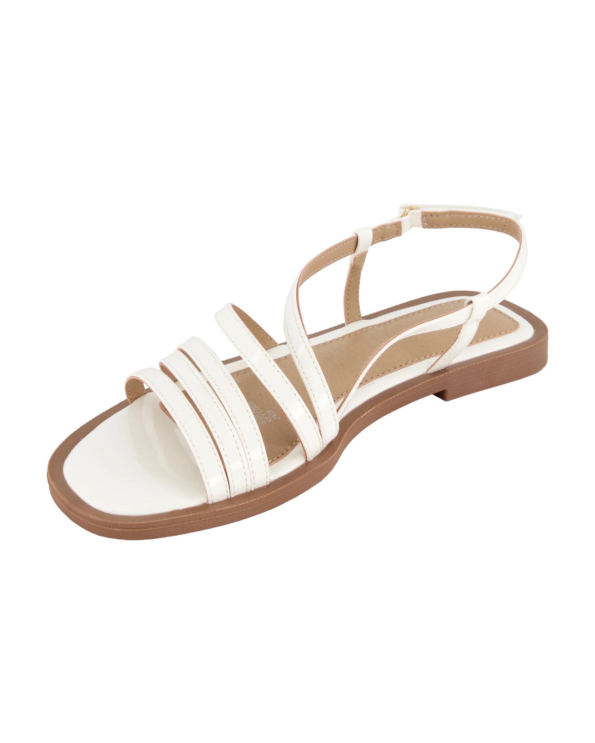 3 Senior Alice Loop Sandals White, 3 of 5
