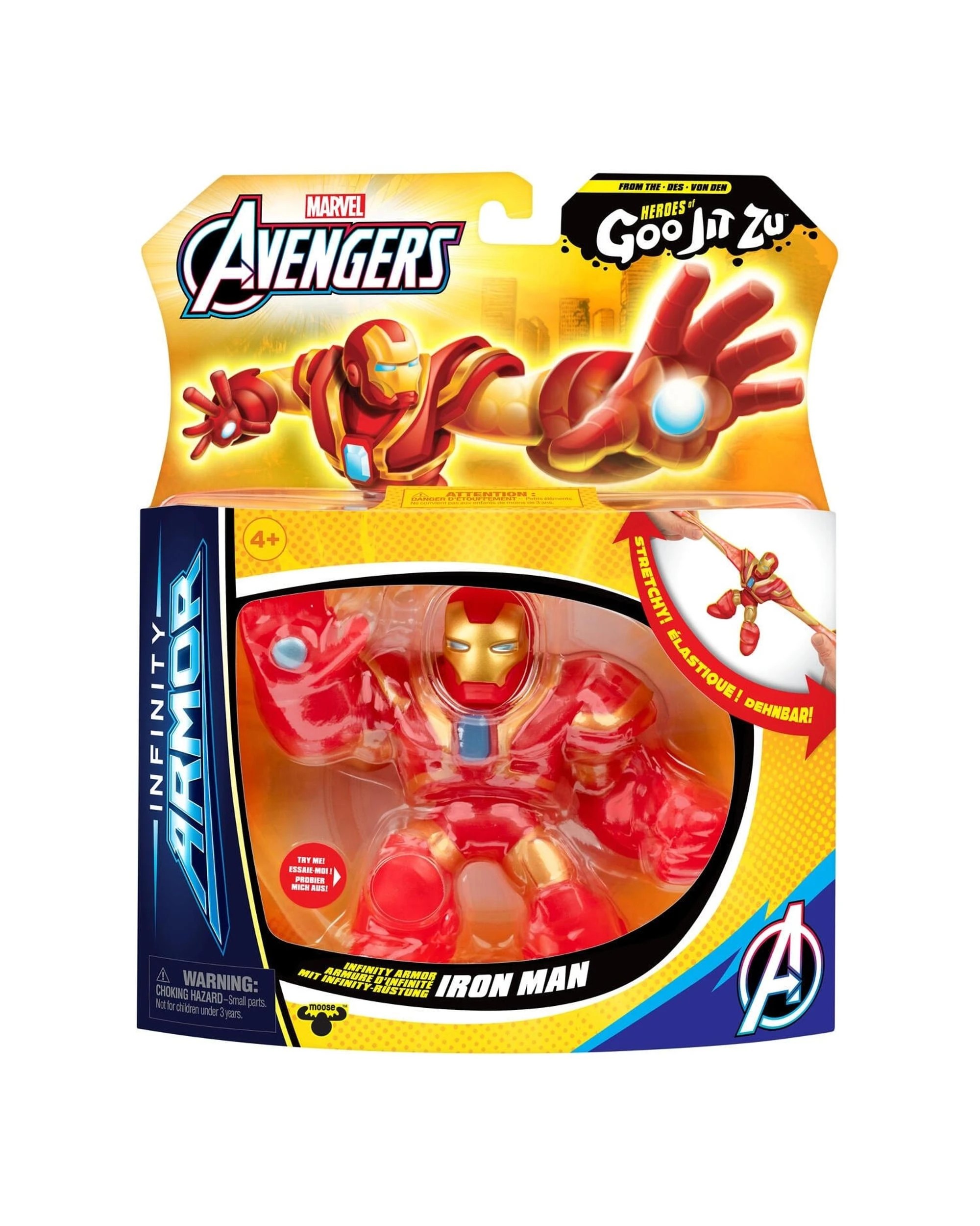 2 Heroes of Goo-Jit-Zu Marvel Series 11 Infinity Armor Iron Man Hero Pack, 2 of 6