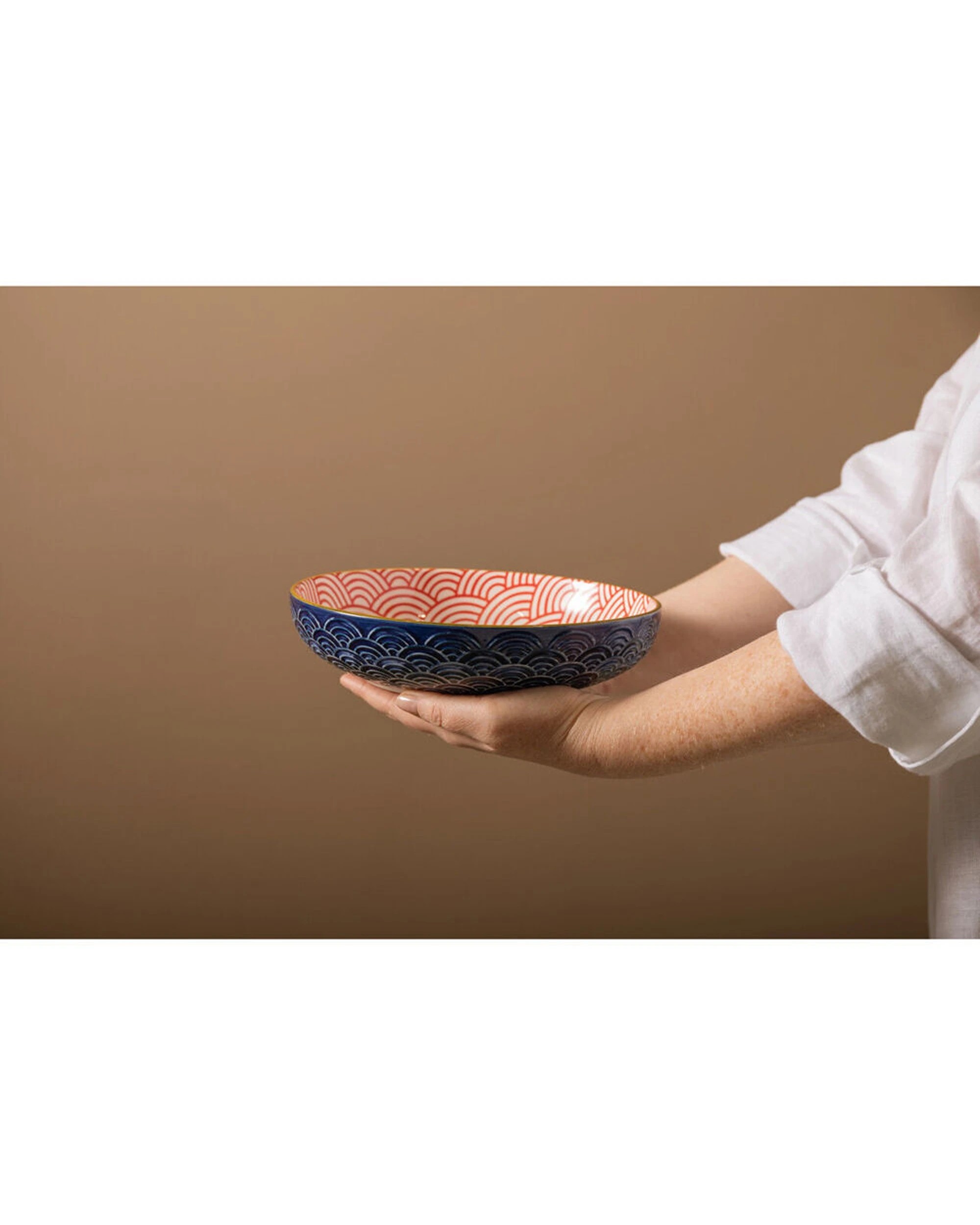 8 Mikasa 8PK Arched Ceramic Bowl Round Dinnerware Stoneware 21cm - Multi, 8 of 8