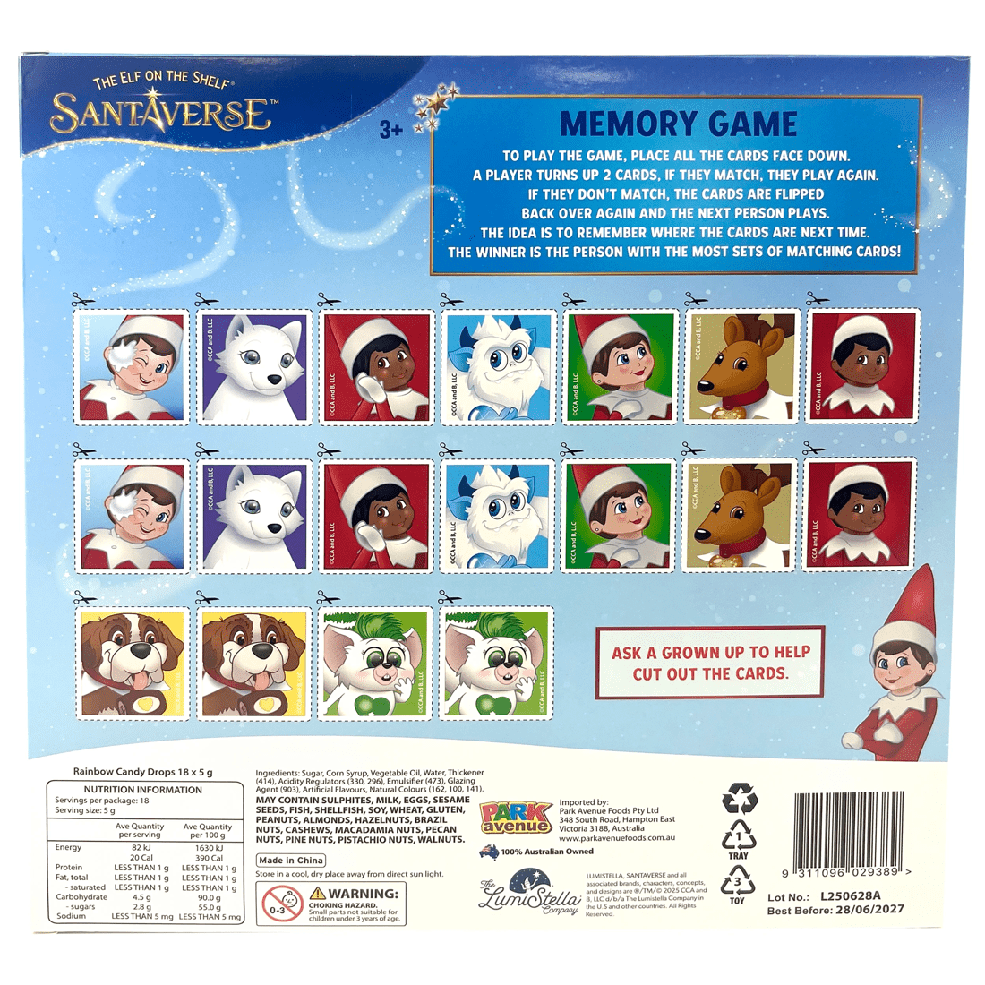 3 Park Avenue The Elf on the Shelf Christmas Surprise Countdown Calendar 90g, 3 of 3