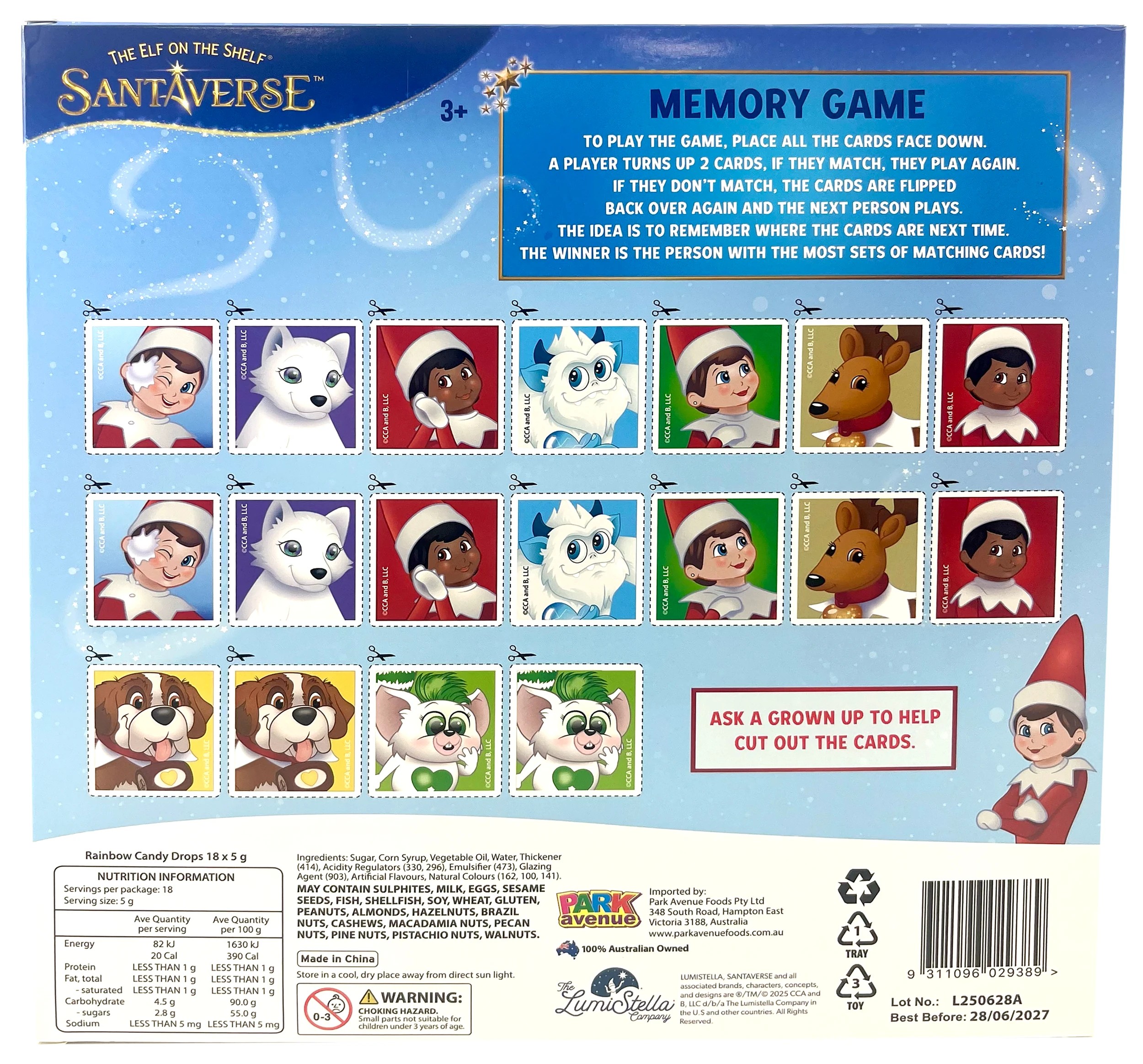 3 Park Avenue The Elf on the Shelf Christmas Surprise Countdown Calendar 90g, 3 of 3