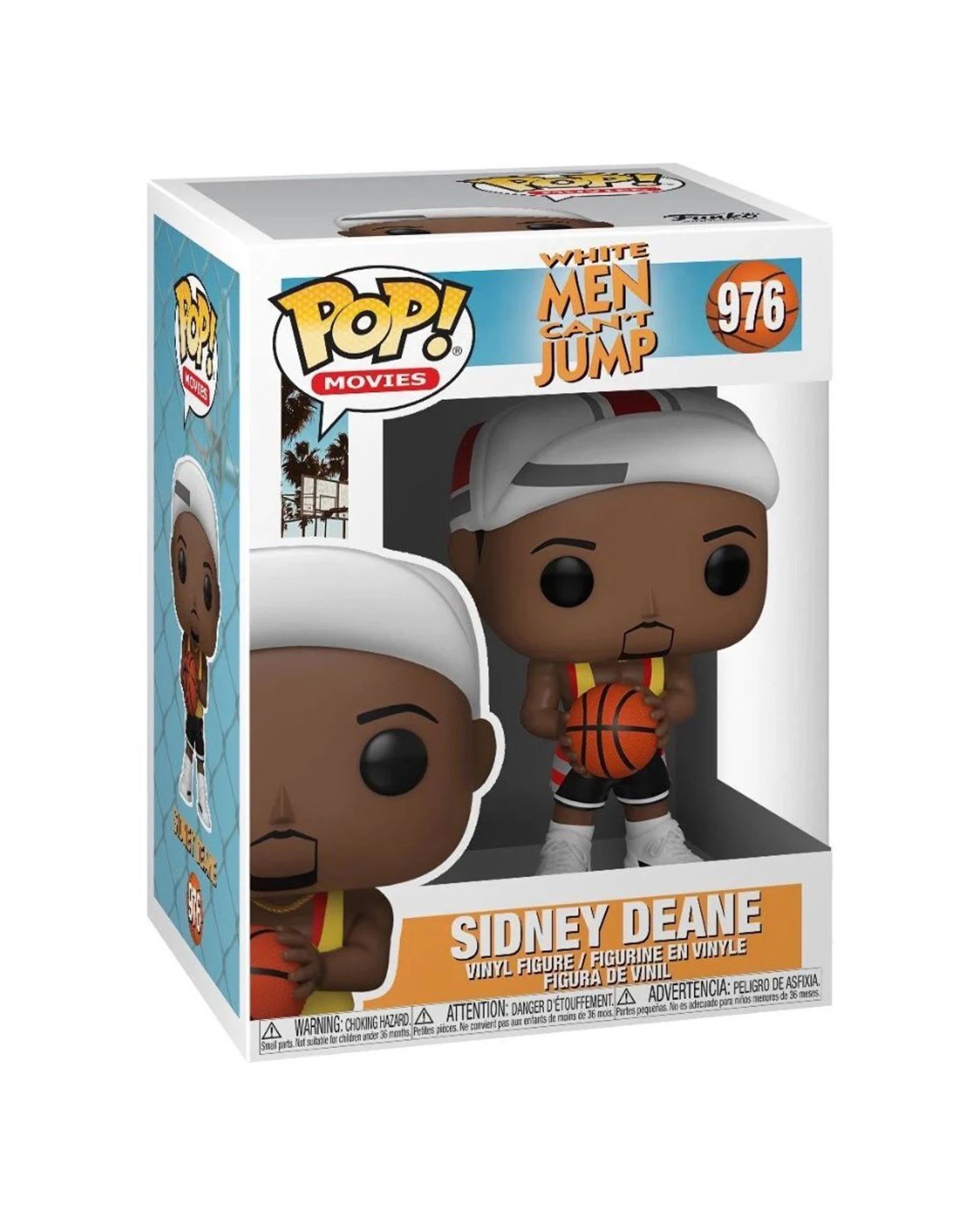 2 Pop Vinyl Figurine White Men Cant Jump - Sidney - 10cm Vinyl Collectible - Multi, 2 of 3