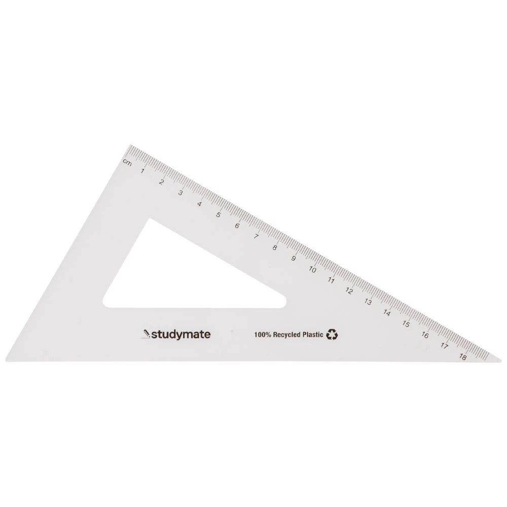 1 Studymate 21cm 60 Degrees Set Square, 1 of 2