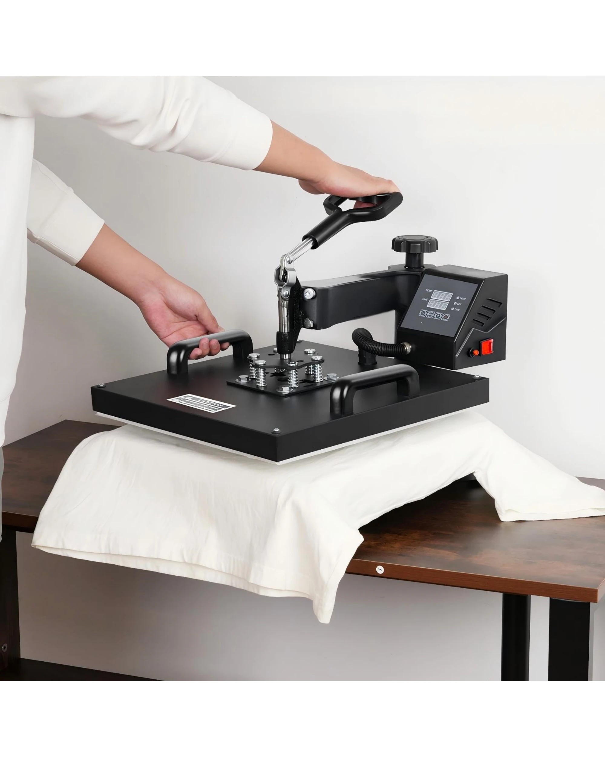 5 Advwin 5-in-1 Heat Press Machine 38 x 38cm 360°Rotatable - Black, 5 of 7