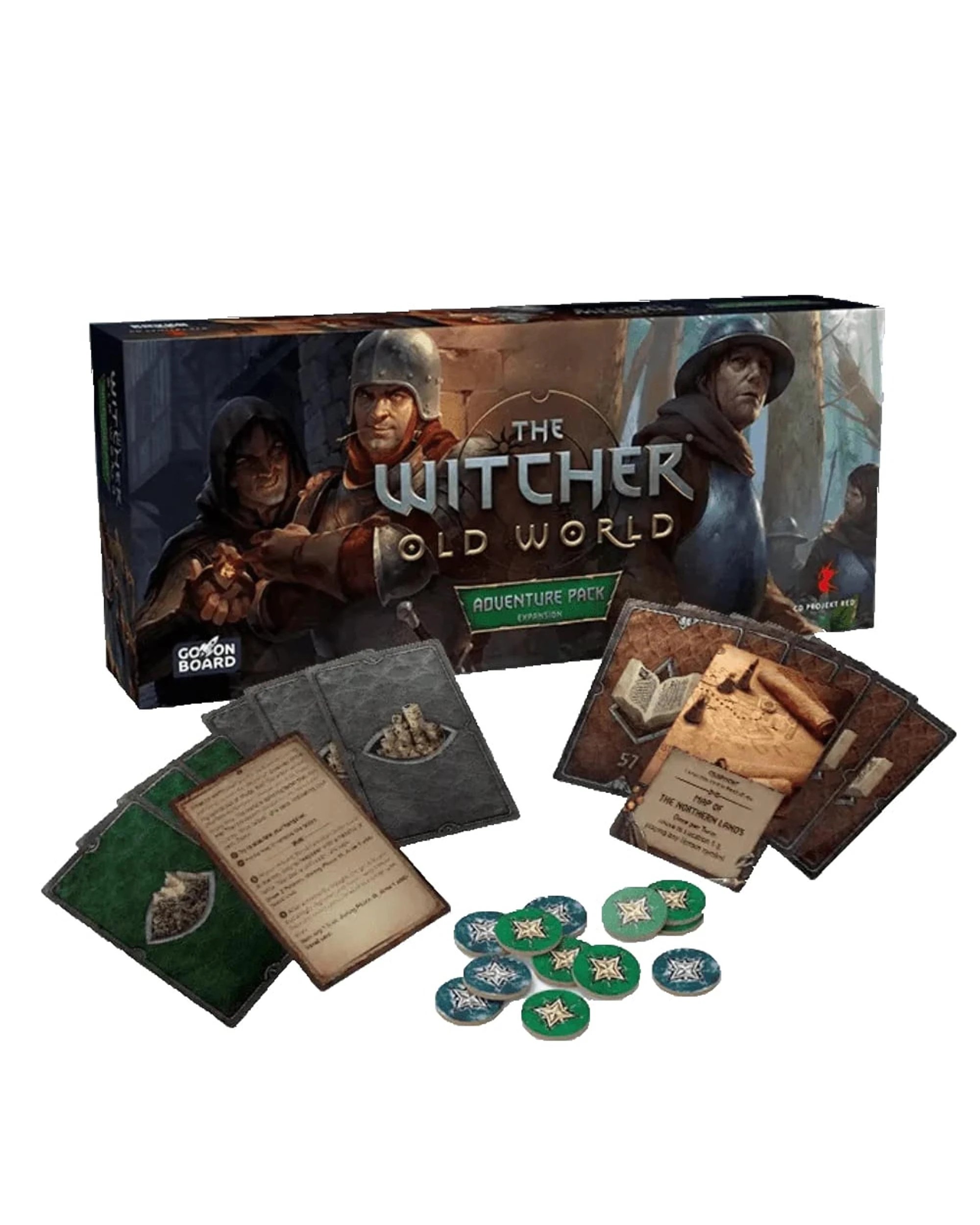 Go On Board | The Witcher: Old World - Adventure Pack | Board Game Expansion | Ages 14 | 1-5 Players | 90-150 Minutes Playing Time