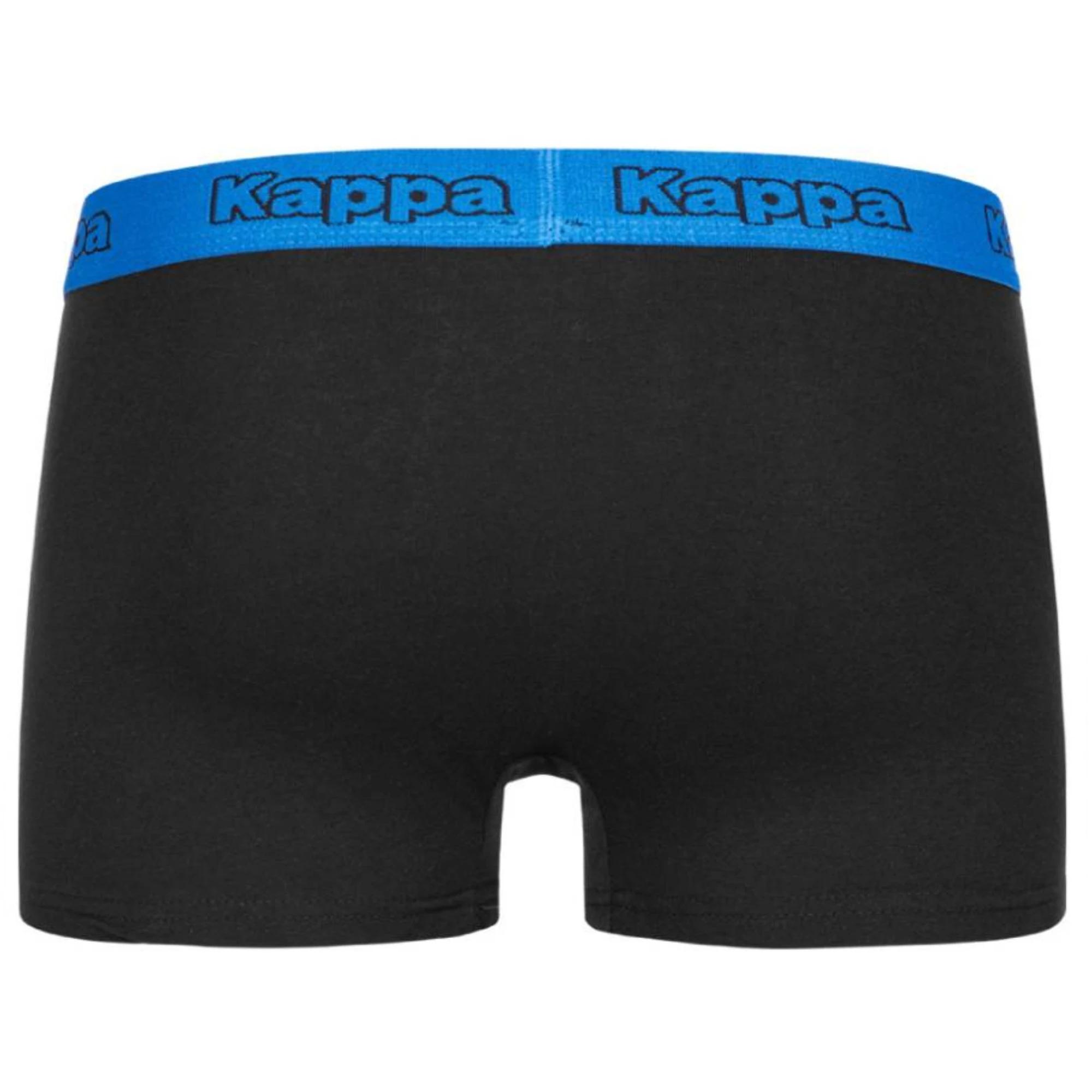 7 Kappa 10 Pack Mens Shorts Comfy Trunks Black/Blue BLACK/BLUE SEA, 7 of 8