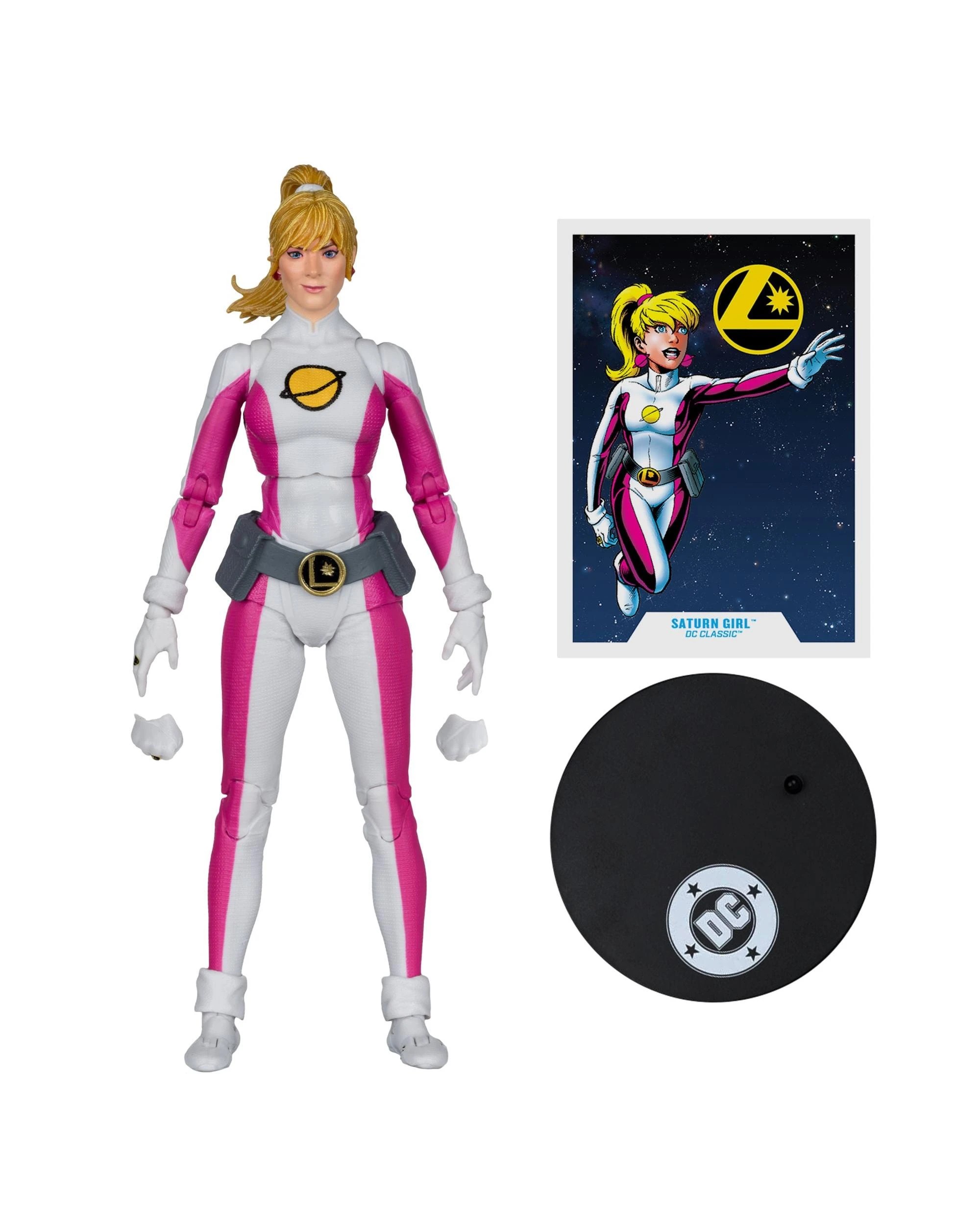 2 DC Multiverse DC Classic Saturn Girl Red Platinum Edition 7 inch Action Figure, 2 of 8