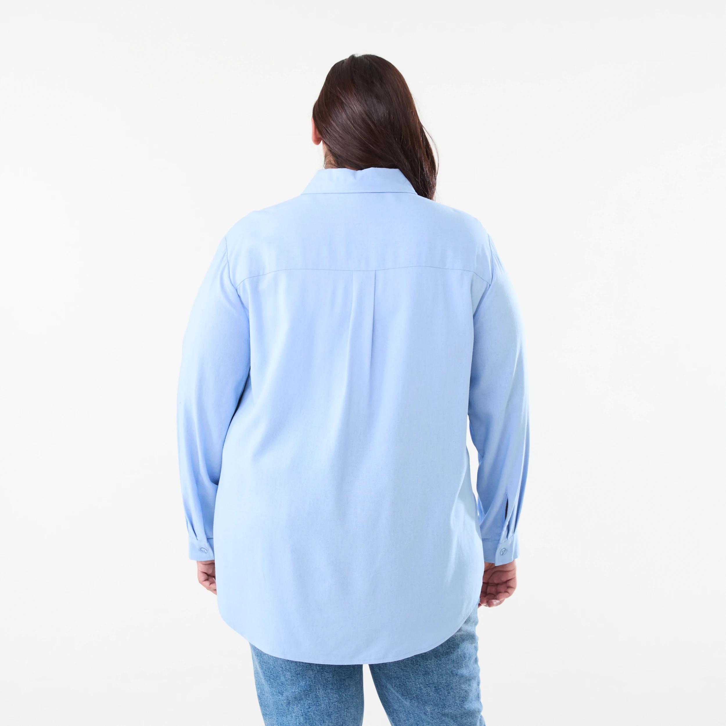 3 Curve Long Sleeve Shirt Bruni Blue, 3 of 6