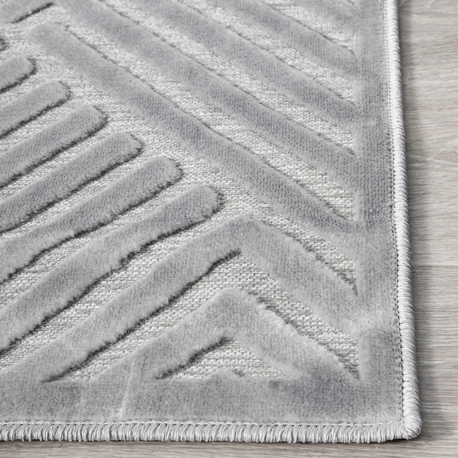 6 Common Ground Rugs Citadel Cindy 330x240cm - Extra Large Floor Rug - Silver, 6 of 7