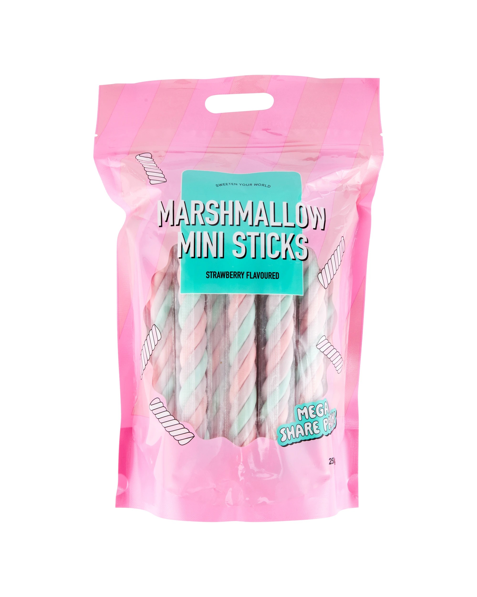 1 Marshmallow Mini Sticks Mega Share Pack 250g, 1 of 4