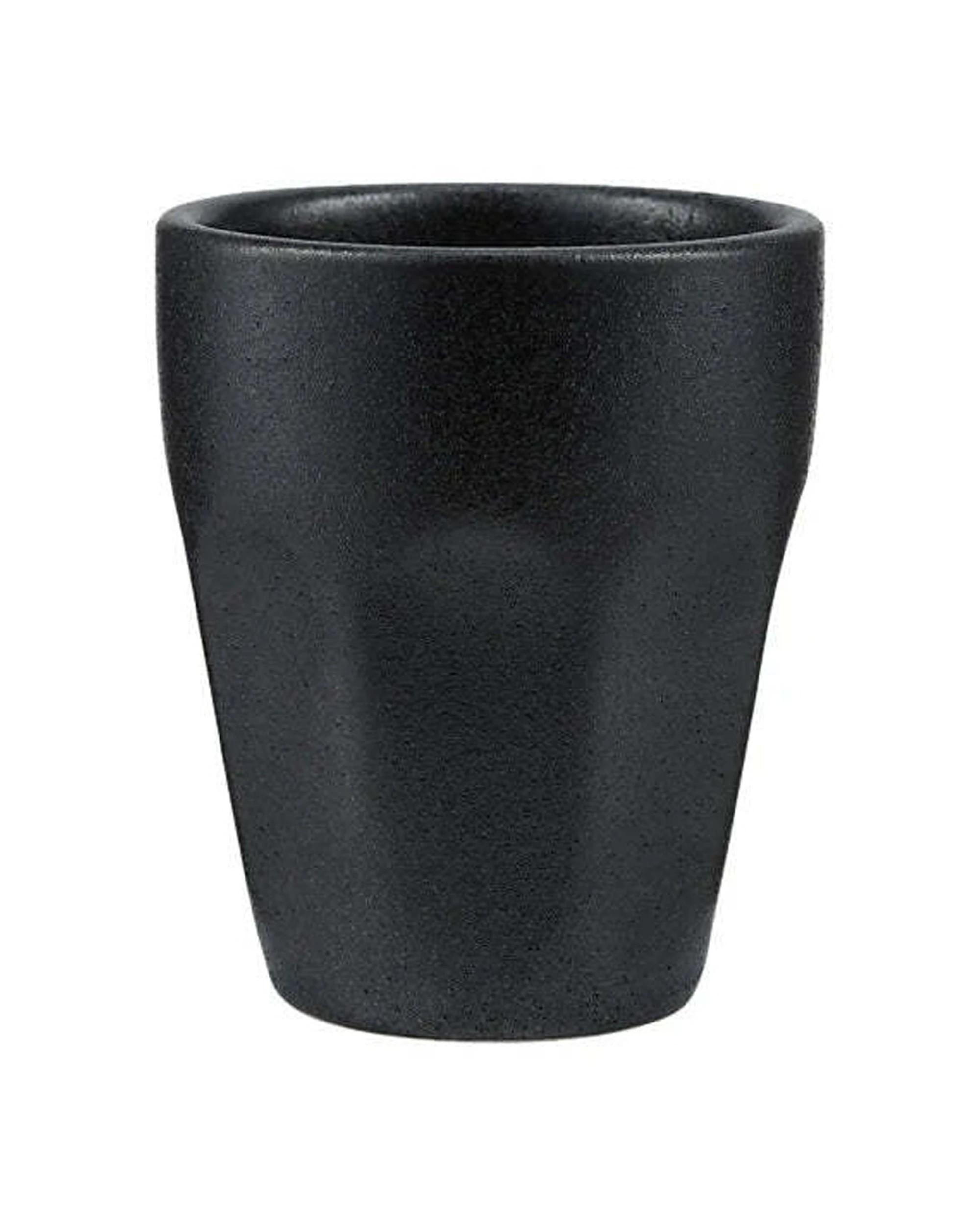 1 Maxwell And Williams Espresso Cup Caviar Porcelain Reactive Glaze 90ml - Black, 1 of 2