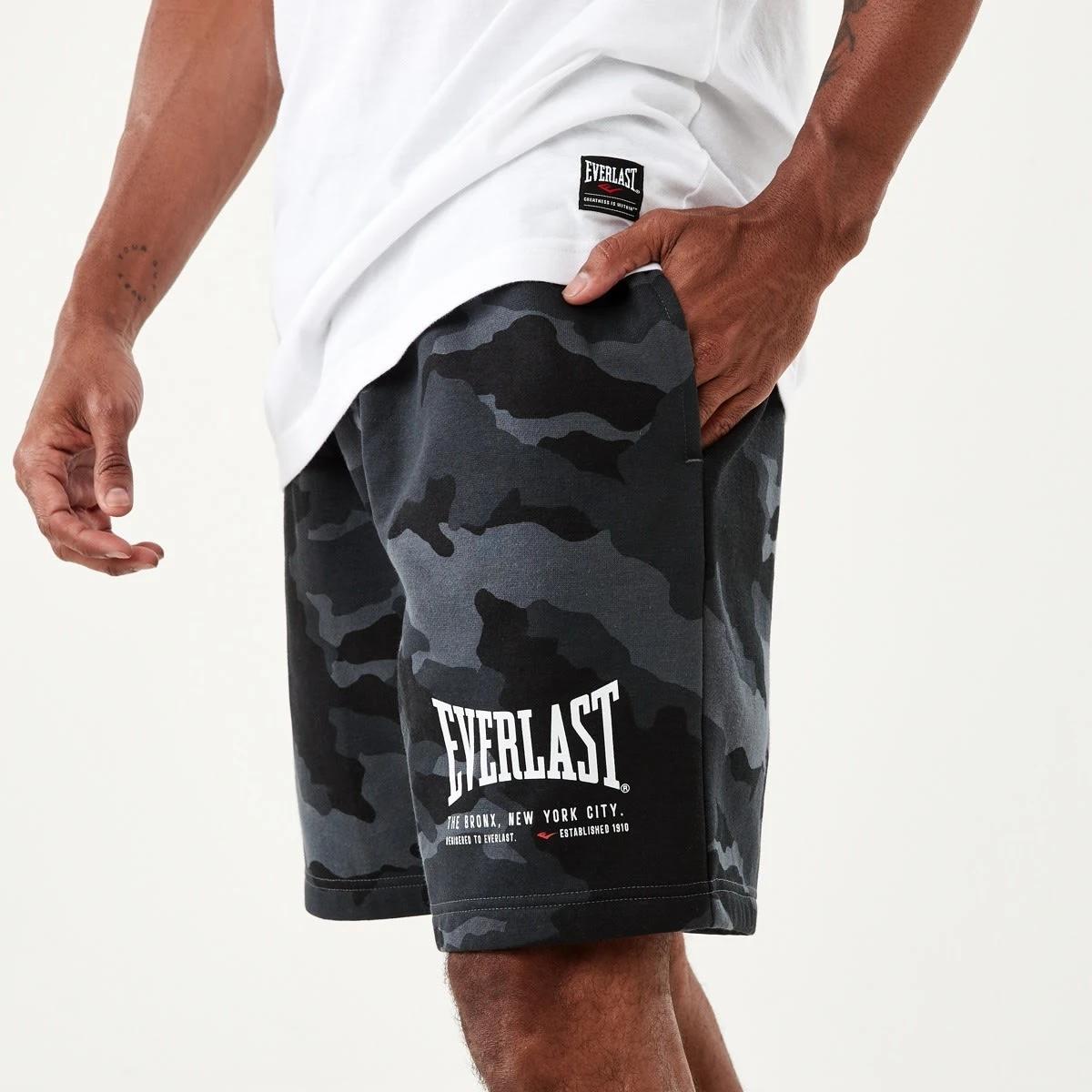 1 Everlast Mens Camo Shorts Char Camo, 1 of 7