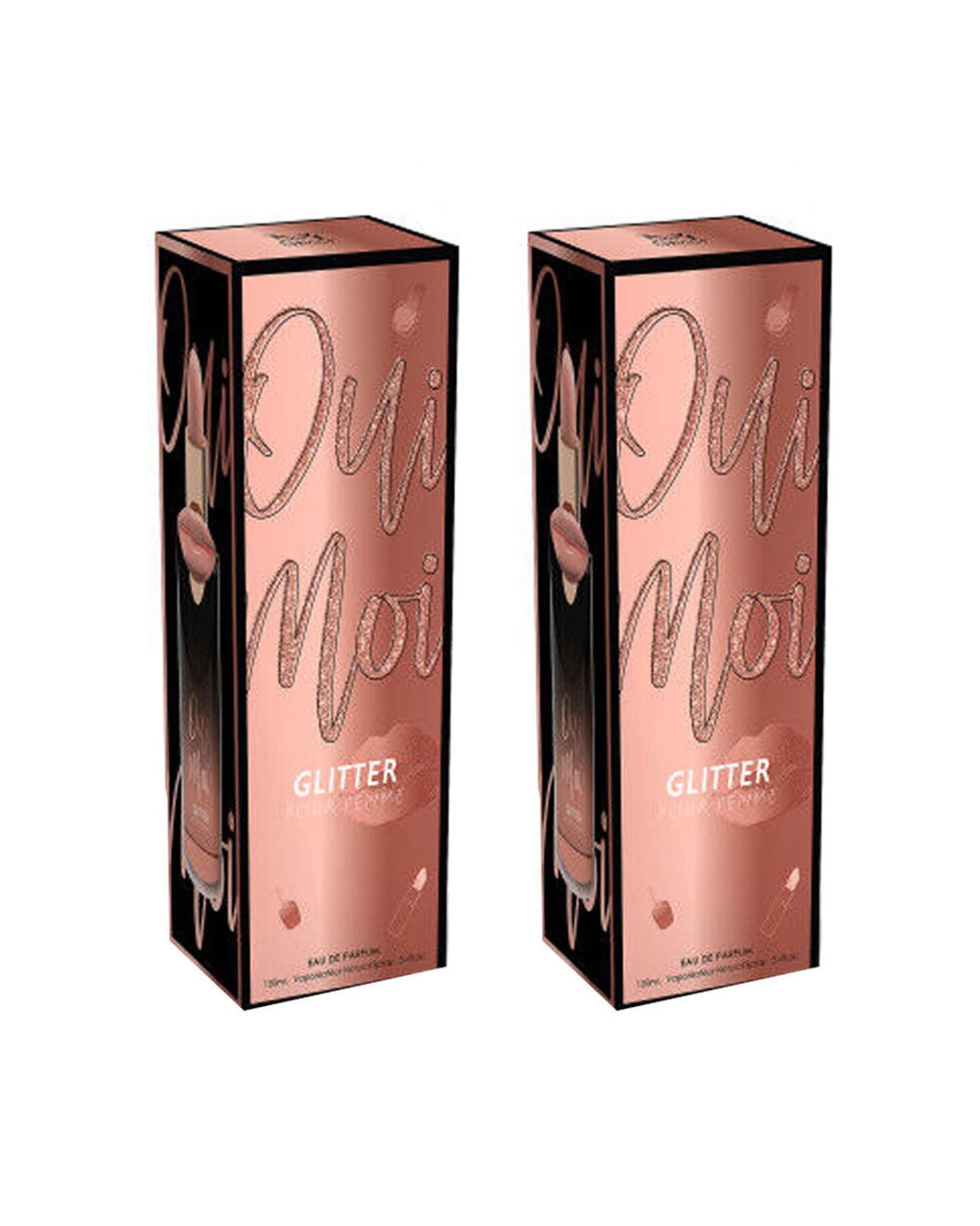 1 Mirage Diamond Collection Oui Moi Glitter Edp Spray For Women 100Ml 2Pk - Pink, 1 of 1