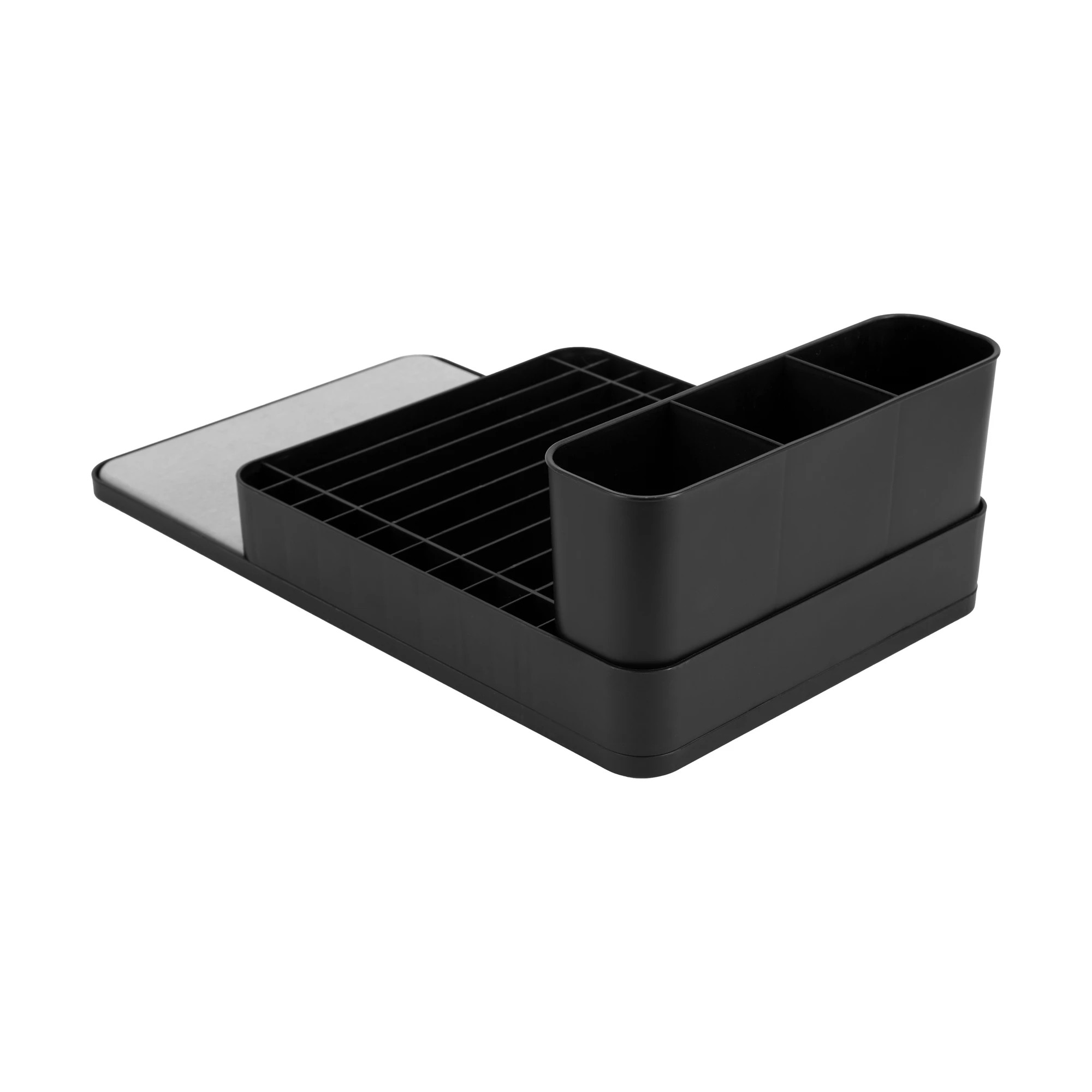 6 Stone Dry Dish Rack - Black, 6 of 9