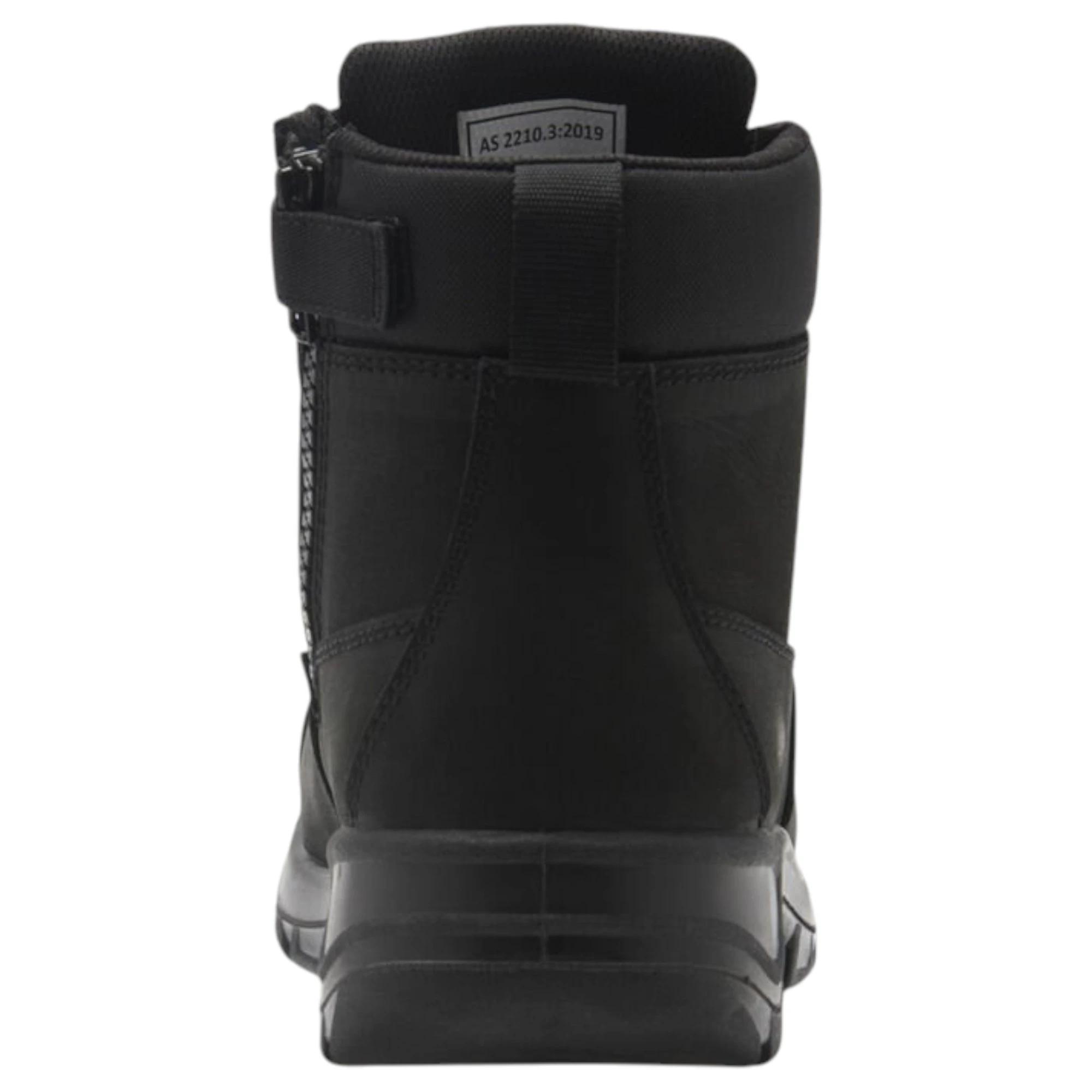 6 Hard Yakka Mens Toughmaxx 6z Steel Toe Safety Boot BLACK, 6 of 8