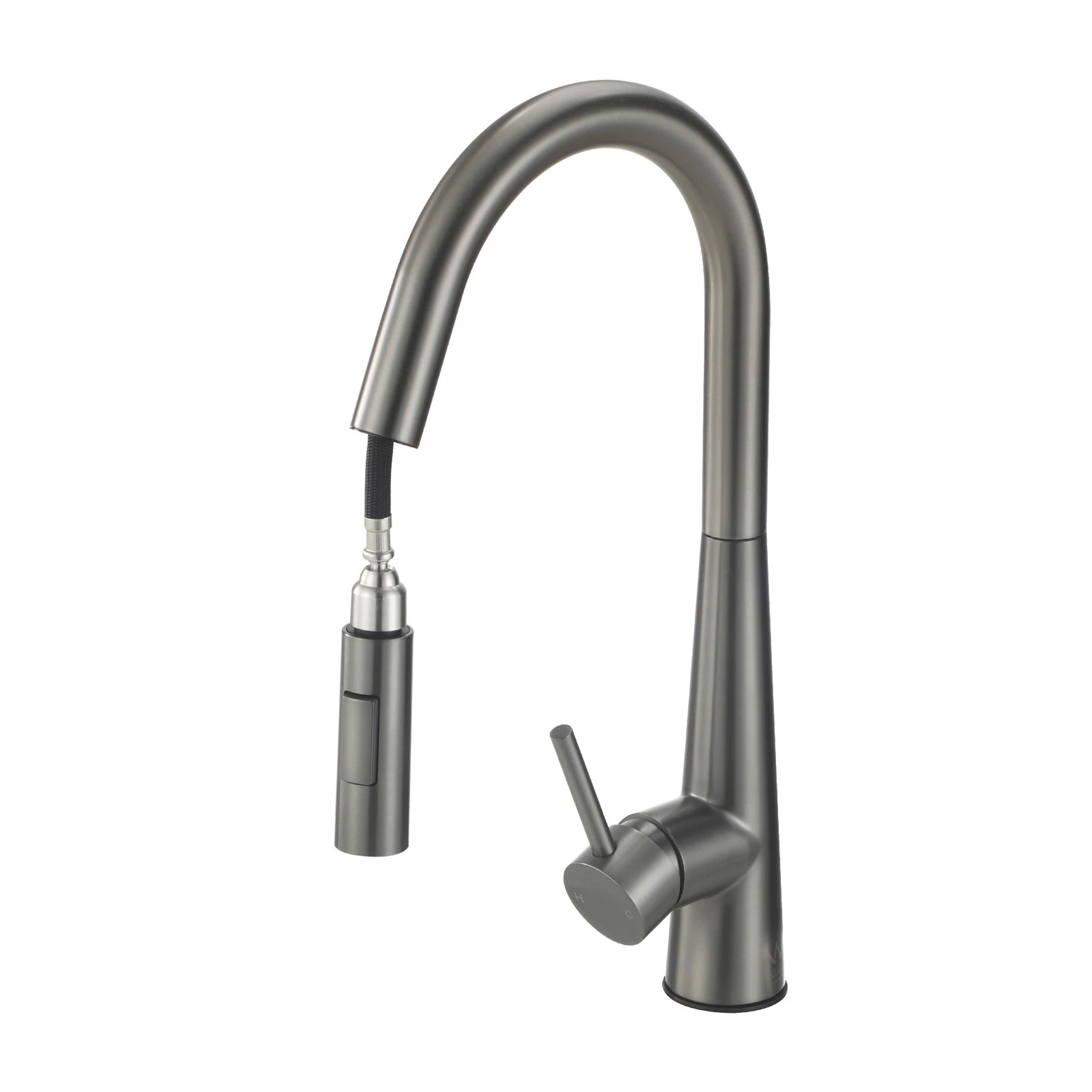 3 Welba Kitchen Mixer Tap Pull Out Faucet 2-Mode Sink Basin Swivel - Grey, 3 of 3