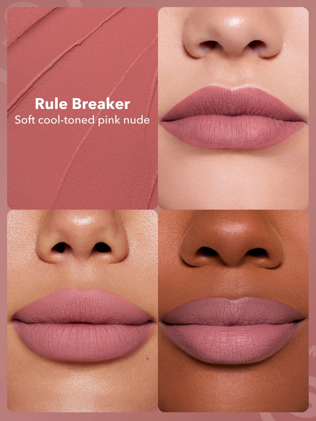 2 SHEGLAM Dynamatte Boom Long-lasting Matte Lipstick - Rule Breaker, 2 of 6