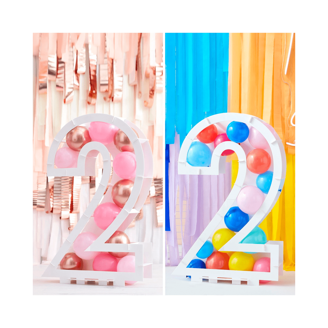 2 Ginger Ray Ginger Ray Number 2 Balloon Mosaic Frame 85cm, 2 of 4